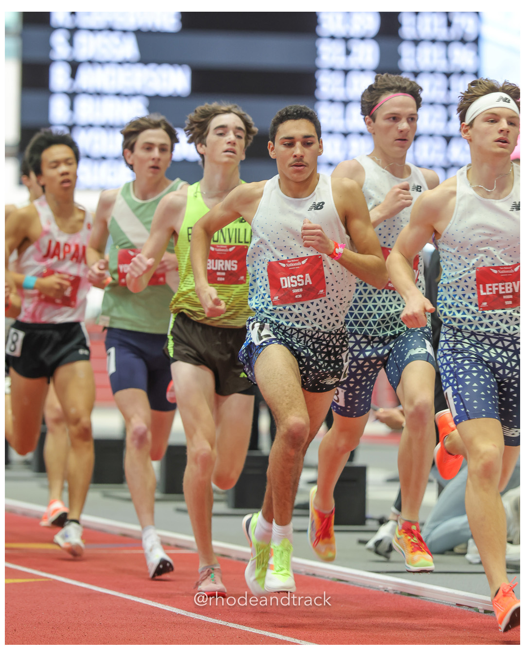 Brian Burns, Bentonville XC, Boys Mile, Soheib Dissa, Sandy Hook Track Club, Boys Mile, New Balance Indoor Nationals - the TRACK at New Balance - Boston MA File: ./dir-1-Boys-Mile/250316-NBIN-2025-Sunday-183-296A3353.jpg Brian Burns, Bentonville XC, Boys Mile, Soheib Dissa, Sandy Hook Track Club, Boys Mile, New Balance Indoor Nationals - the TRACK at New Bal…
