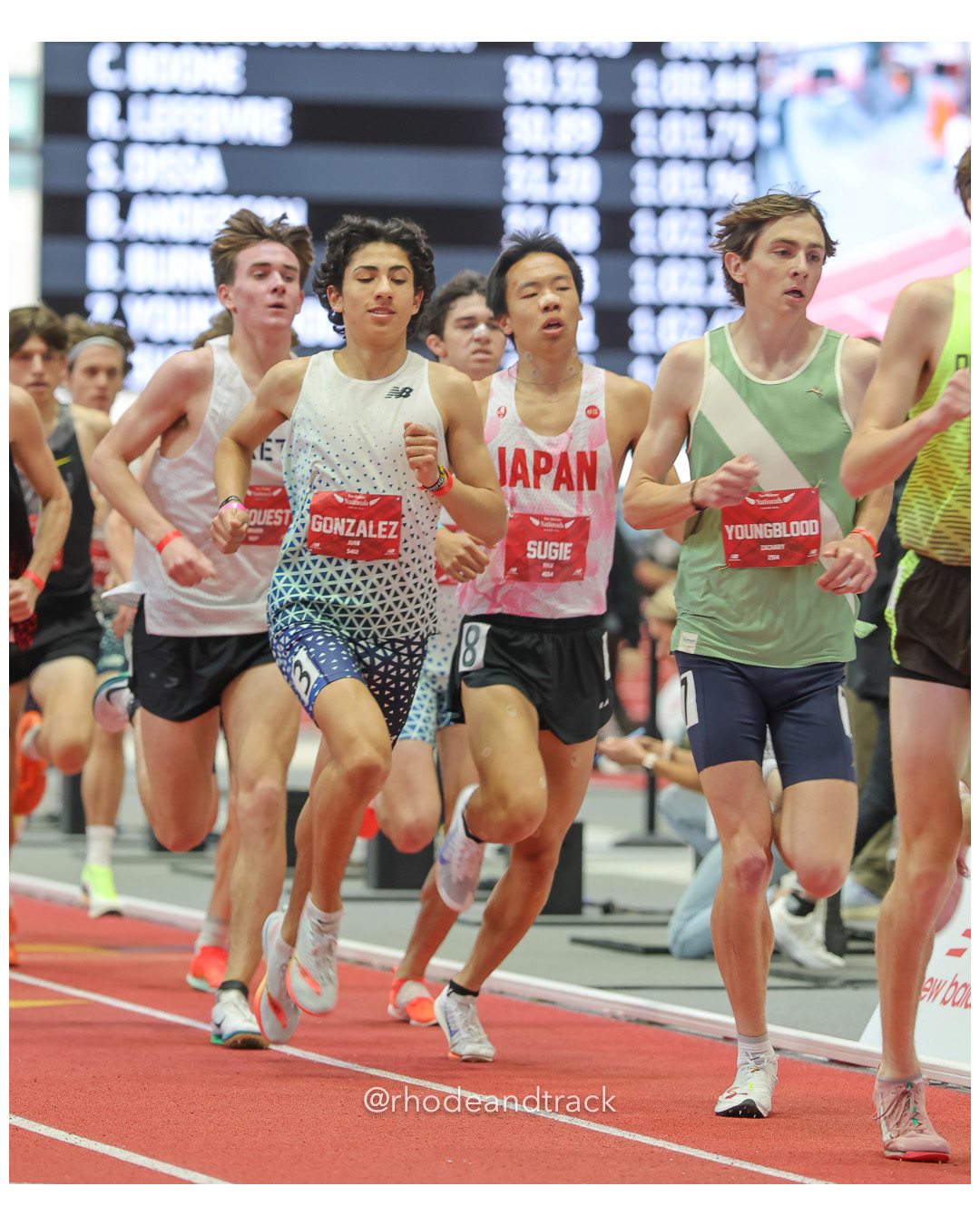 Juan Gonzalez, Fremont-NE, Boys Mile, Riku Sugie, Renegade Running, Boys Mile, Zachary Youngblood, EDistance, Boys Mile, New Balance Indoor Nationals - the TRACK at New Balance - Boston MA File: ./dir-1-Boys-Mile/250316-NBIN-2025-Sunday-184-296A3366.jpg Juan Gonzalez, Fremont-NE, Boys Mile, Riku Sugie, Renegade Running, Boys Mile, Zachary Youngblood, EDistance, Boys Mile, New Balance Indoor…