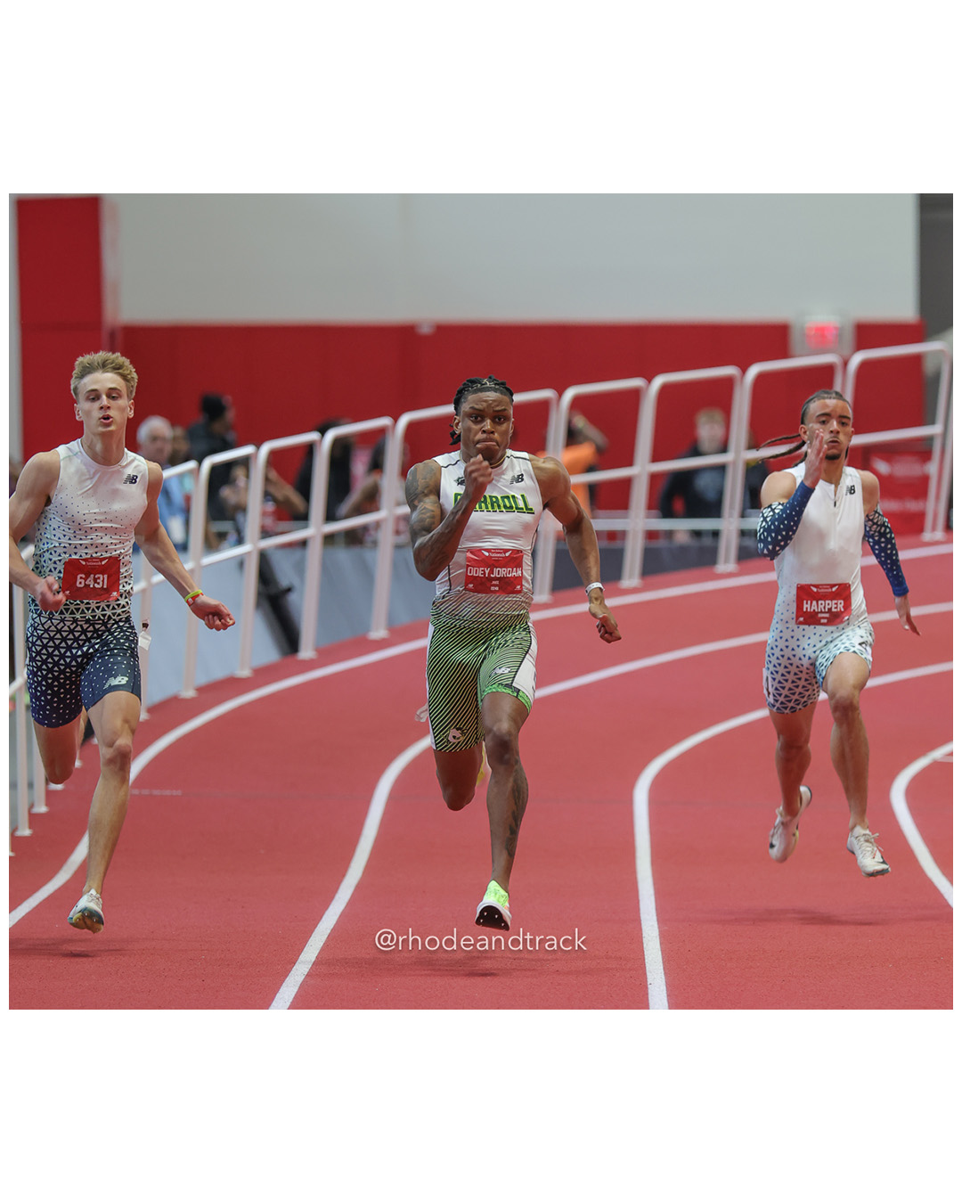 Jesse Myers, State College Area, Boys 200m, Jake Odey-Jordan, Archbishop Carroll (DC), Boys 200m, Dominic Harper, New Balance Indoor Nationals - the TRACK at New Balance - Boston MA File: ./dir-200m/250316-NBIN-2025-Sunday-381-296A8564.jpg Jesse Myers, State College Area, Boys 200m, Jake Odey-Jordan, Archbishop Carroll (DC), Boys 200m, Dominic Harper, New Balance Indoor Nation…