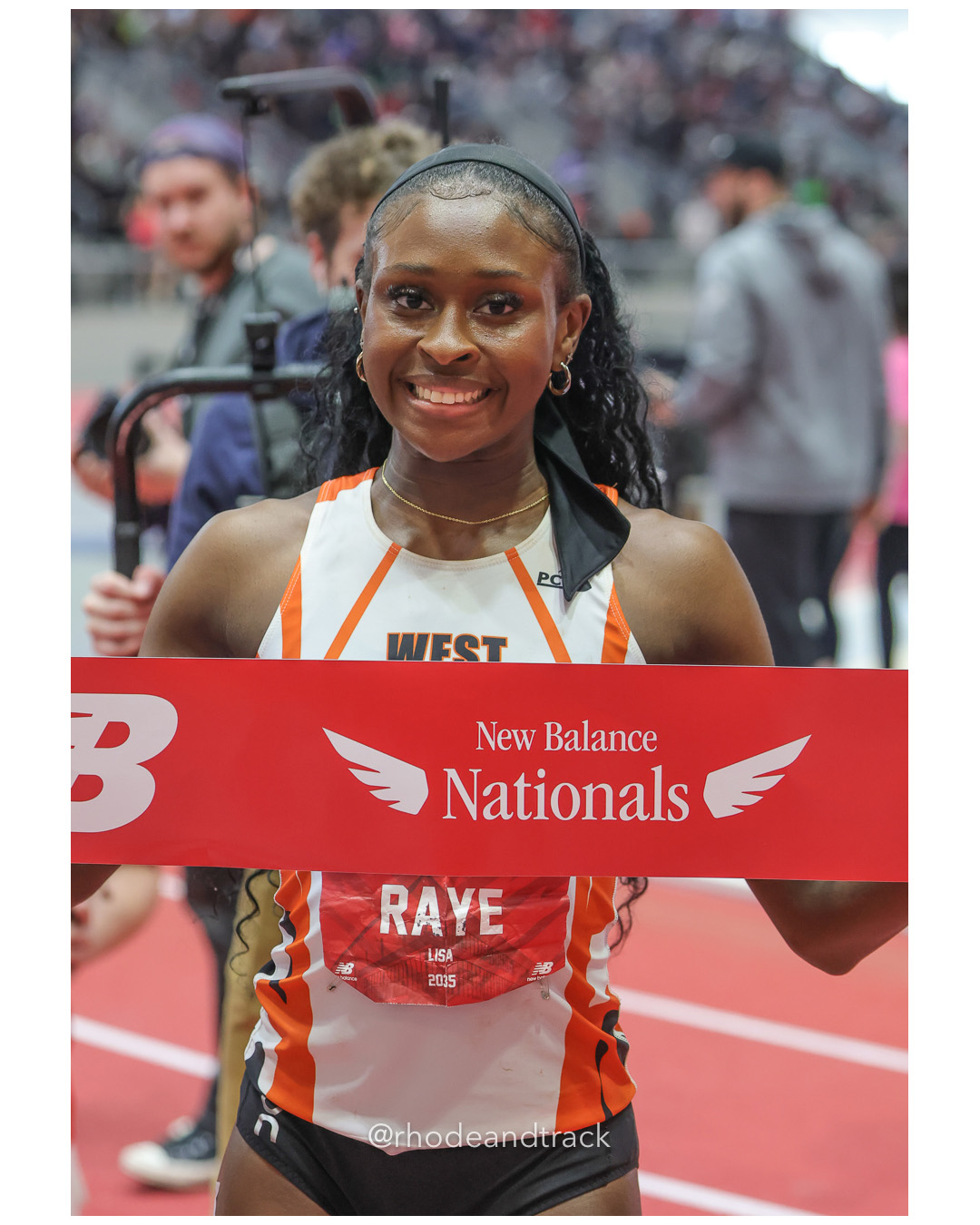 Lisa Raye, 60m Dash Champion, New Balance Indoor Nationals - the TRACK at New Balance - Boston MA File: ./dir-60m-Dash/250316-NBIN-2025-Sunday-432-296A0342.jpg Lisa Raye, 60m Dash Champion, New Balance Indoor Nationals - the TRACK at New Balance - Boston MA – New Balance Indoor Nationals – Mar 16,…