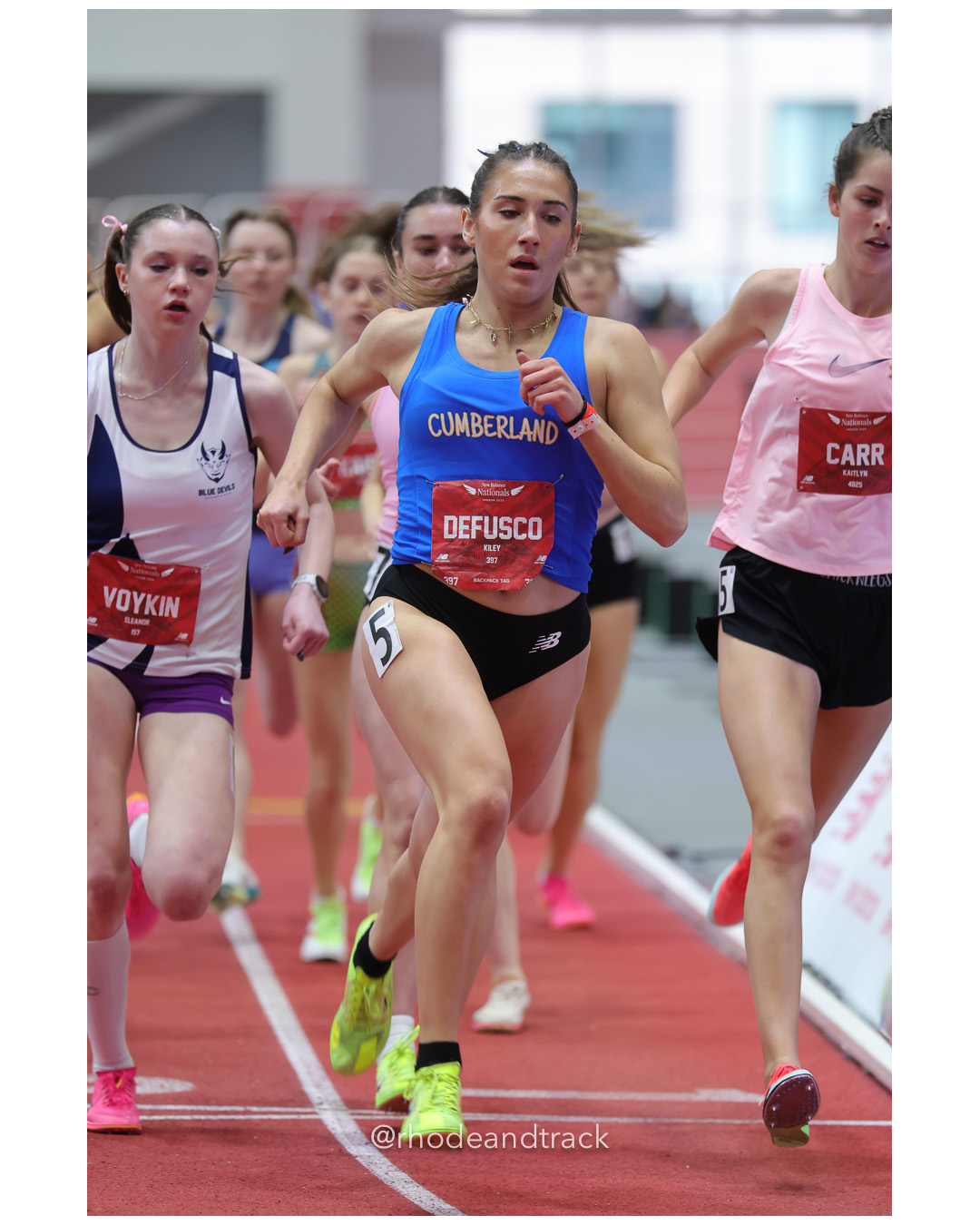 Kiley DeFusco, Cumberland, Girls Mile, New Balance Indoor Nationals - the TRACK at New Balance - Boston MA – New Balance Indoor Nationals –…