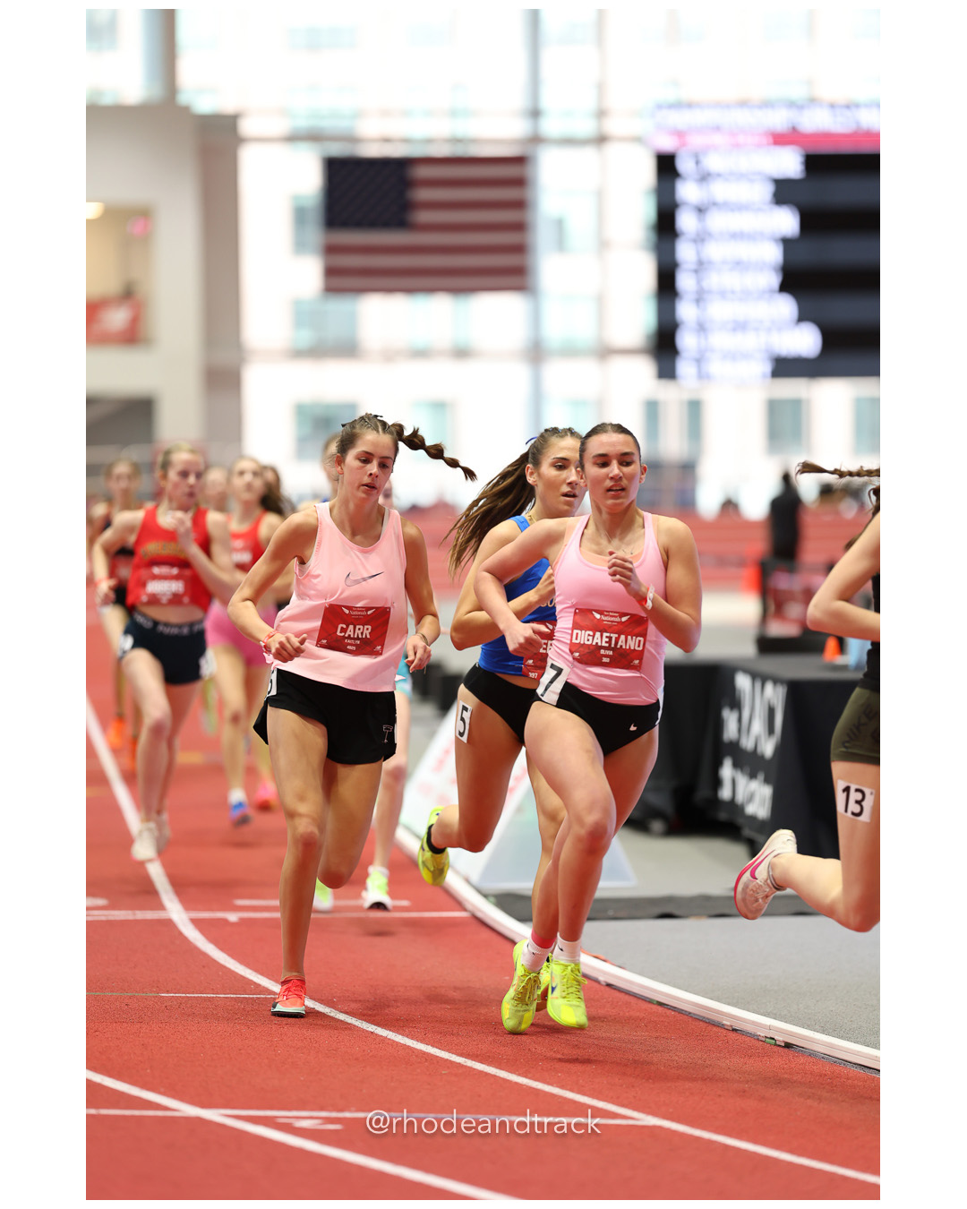 Olivia Digaetano, Connetquot Track Club, Girls Mile, Kaitlyn Carr, Wooster-OH, Girls Mile, New Balance Indoor Nationals - the TRACK at New…