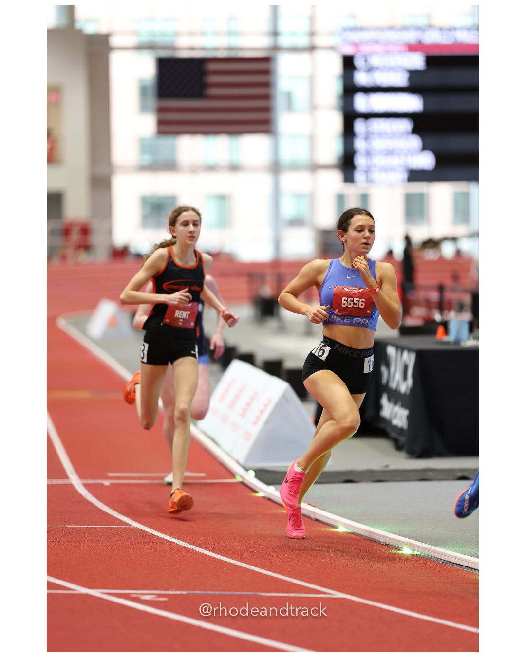 Mia Rent, Emerging Elites, Girls Mile, New Balance Indoor Nationals - the TRACK at New Balance - Boston MA – New Balance Indoor Nationals –…