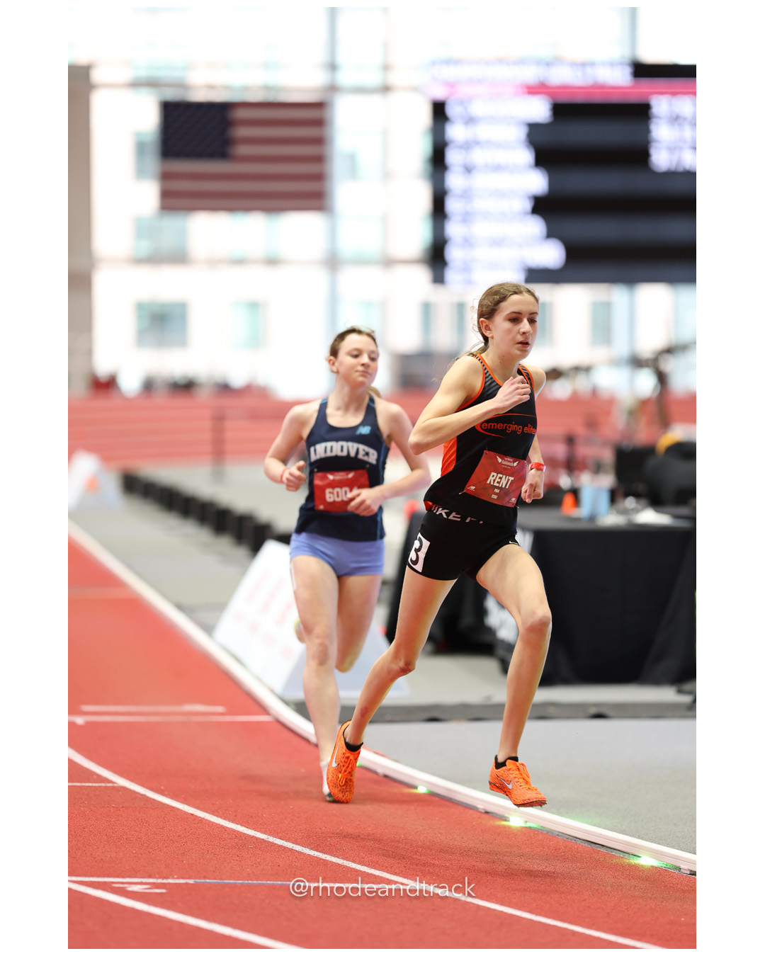 Mia Rent, Emerging Elites, Girls Mile, New Balance Indoor Nationals - the TRACK at New Balance - Boston MA – New Balance Indoor Nationals –…
