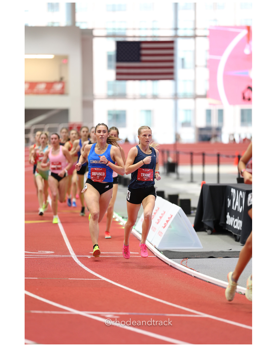 Kiley DeFusco, Cumberland, Girls Mile, Elizabeth Trant, poquoson-VA, Girls Mile, New Balance Indoor Nationals - the TRACK at New Balance -…