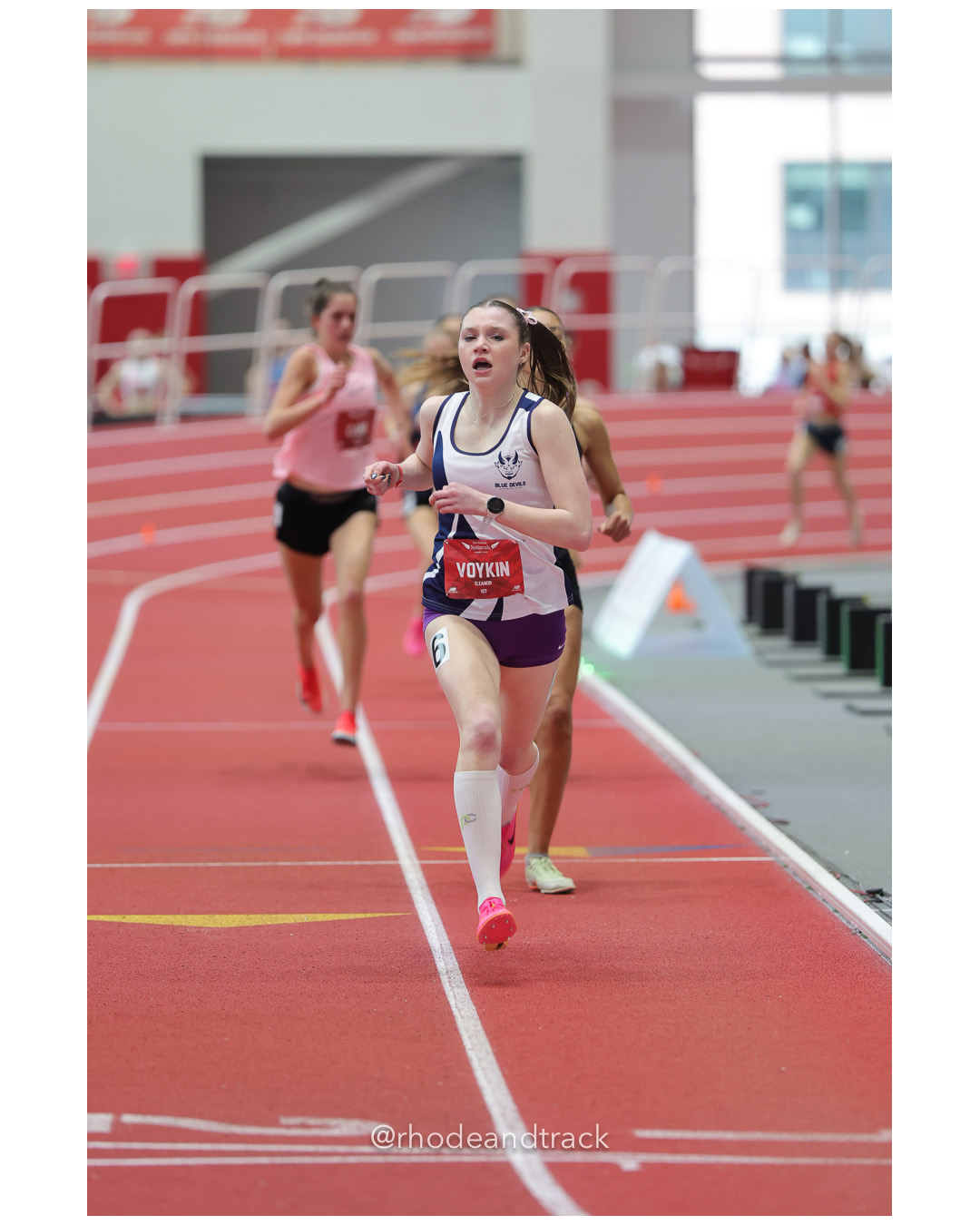 Eleanor Voykin, Blue Devils AC, Girls Mile, New Balance Indoor Nationals - the TRACK at New Balance - Boston MA – New Balance Indoor Nation…