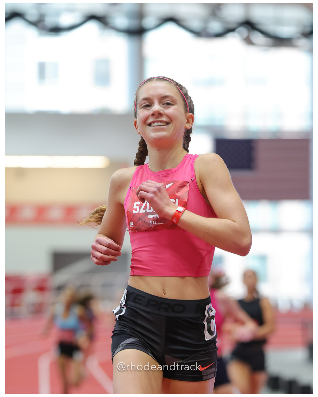 Sophia Szolosi, Athens-OH, Girls Mile, New Balance Indoor Nationals - the TRACK at New Balance - Boston MA – New Balance Indoor Nationals –…
