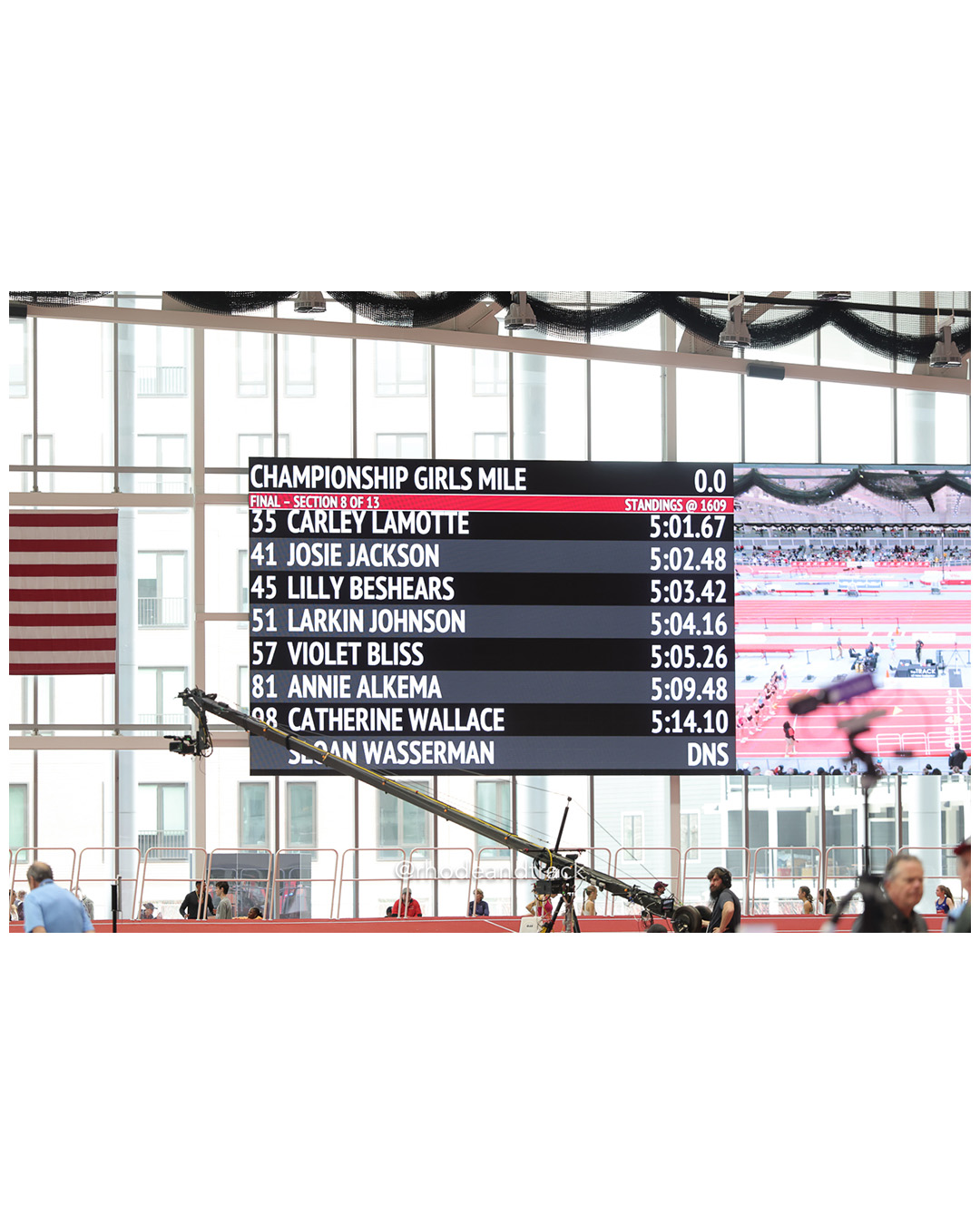 Carley LaMotte, Momentum TC, Girls Mile, New Balance Indoor Nationals - the TRACK at New Balance - Boston MA – New Balance Indoor Nationals…