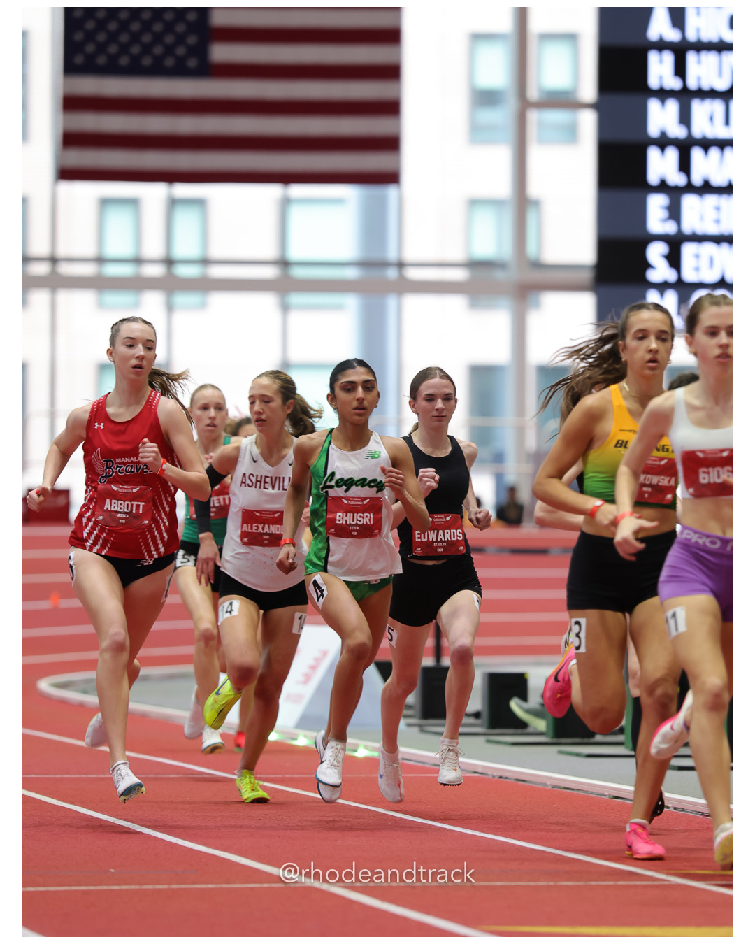 Jessica Abbott, Manalapan Braves, Girls Mile, Sofi Alexander, Asheville, Girls Mile, Leyla Bhusri, Legacy, Girls Mile, Starlyn Edwards, Paragould Rams, Girls Mile, New Balance Indoor Nationals - the TRACK at New Balance - Boston MA File: ./dir-Girls-Mile/250316-NBIN-2025-Sunday-257-296A4724.jpg Jessica Abbott, Manalapan Braves, Girls Mile, Sofi Alexander, Asheville, Girls Mile, Leyla Bhusri, Legacy, Girls Mile, Starlyn Edwards, Par…