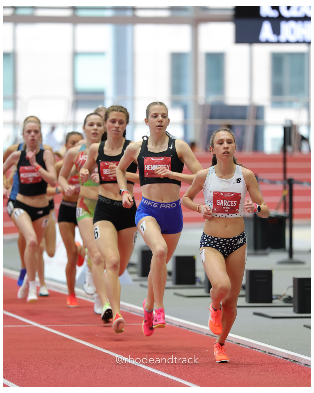 Abigail Hennessy, Westford TC, Girls Mile, Victoria Garces, Midland-MI, Girls Mile, New Balance Indoor Nationals - the TRACK at New Balance - Boston MA File: ./dir-Girls-Mile/250316-NBIN-2025-Sunday-308-296A6039.jpg Abigail Hennessy, Westford TC, Girls Mile, Victoria Garces, Midland-MI, Girls Mile, New Balance Indoor Nationals - the TRACK at New Balance…