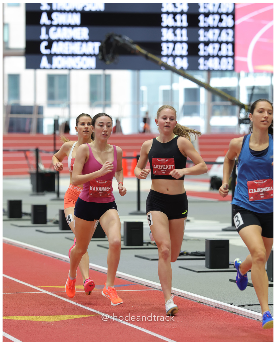 Haley Kavanagh, Bobcat Track Club, Girls Mile, Carolina Areheart, Knoxville-TN, Girls Mile, New Balance Indoor Nationals - the TRACK at New Balance - Boston MA File: ./dir-Girls-Mile/250316-NBIN-2025-Sunday-315-296A6174.jpg Haley Kavanagh, Bobcat Track Club, Girls Mile, Carolina Areheart, Knoxville-TN, Girls Mile, New Balance Indoor Nationals - the TRACK at New…