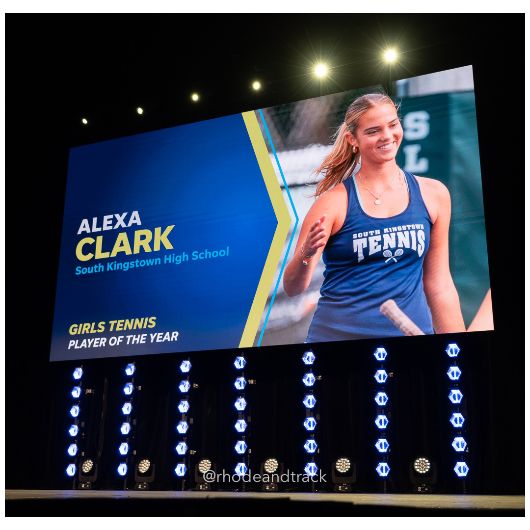 Alexa Clark, South Kingston, Tennis - USA Today ProJo High School Sports Awards June 27, 2024 File: ./240627-rhode-island-usa-today-high-school-sports-awards-78-_6271998.jpg Alexa Clark, South Kingston, Tennis - USA Today ProJo High School Sports Awards June 27, 2024 – USA Today Rhode Island High School Sports A…