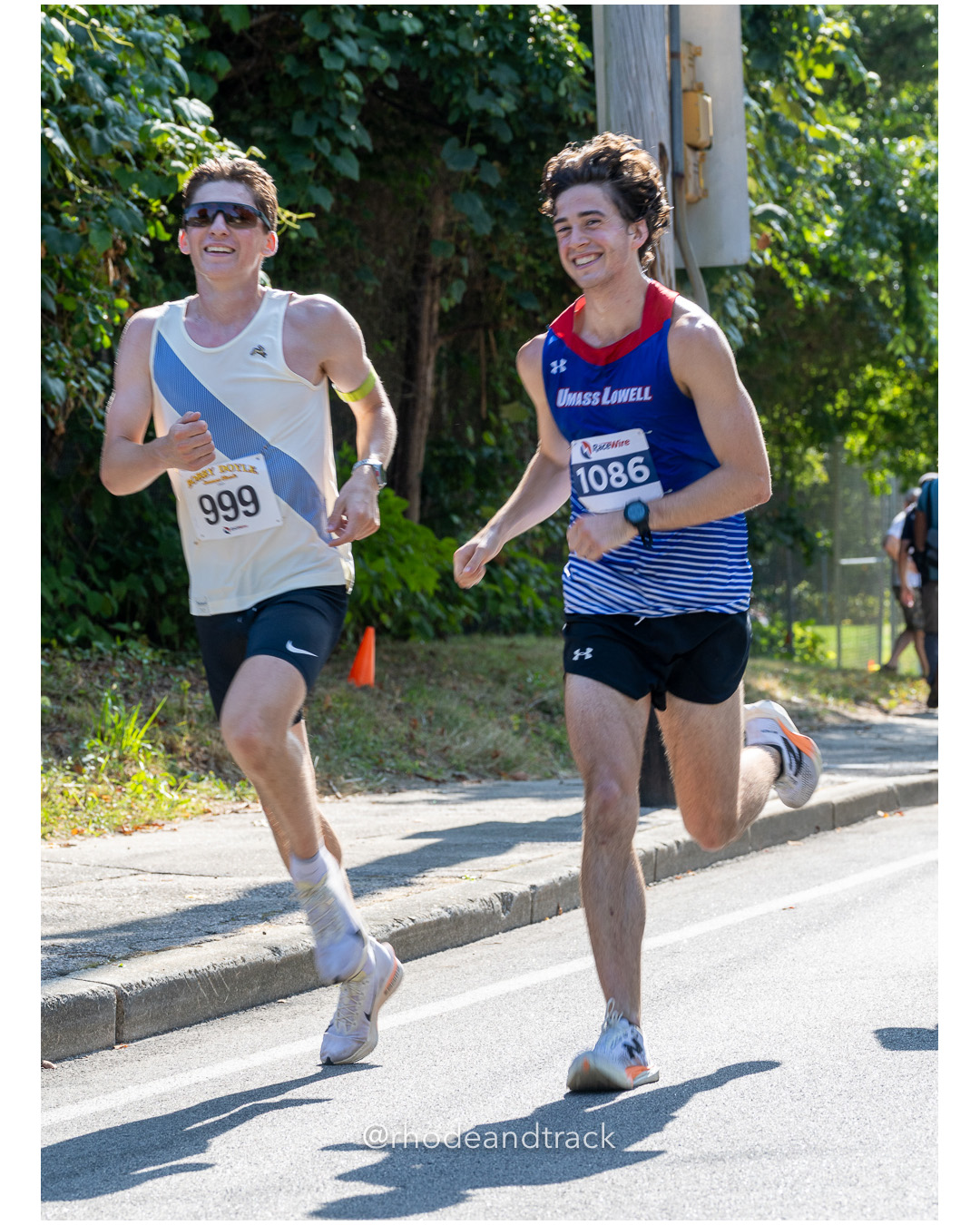 999 Marshall Vernon 26:53 - and 1086 Keegan Tierney 26:55 - Bobby Doyle Summer Classic 5 Mile Road Race - August 10 2025 - Narragansett Rho…