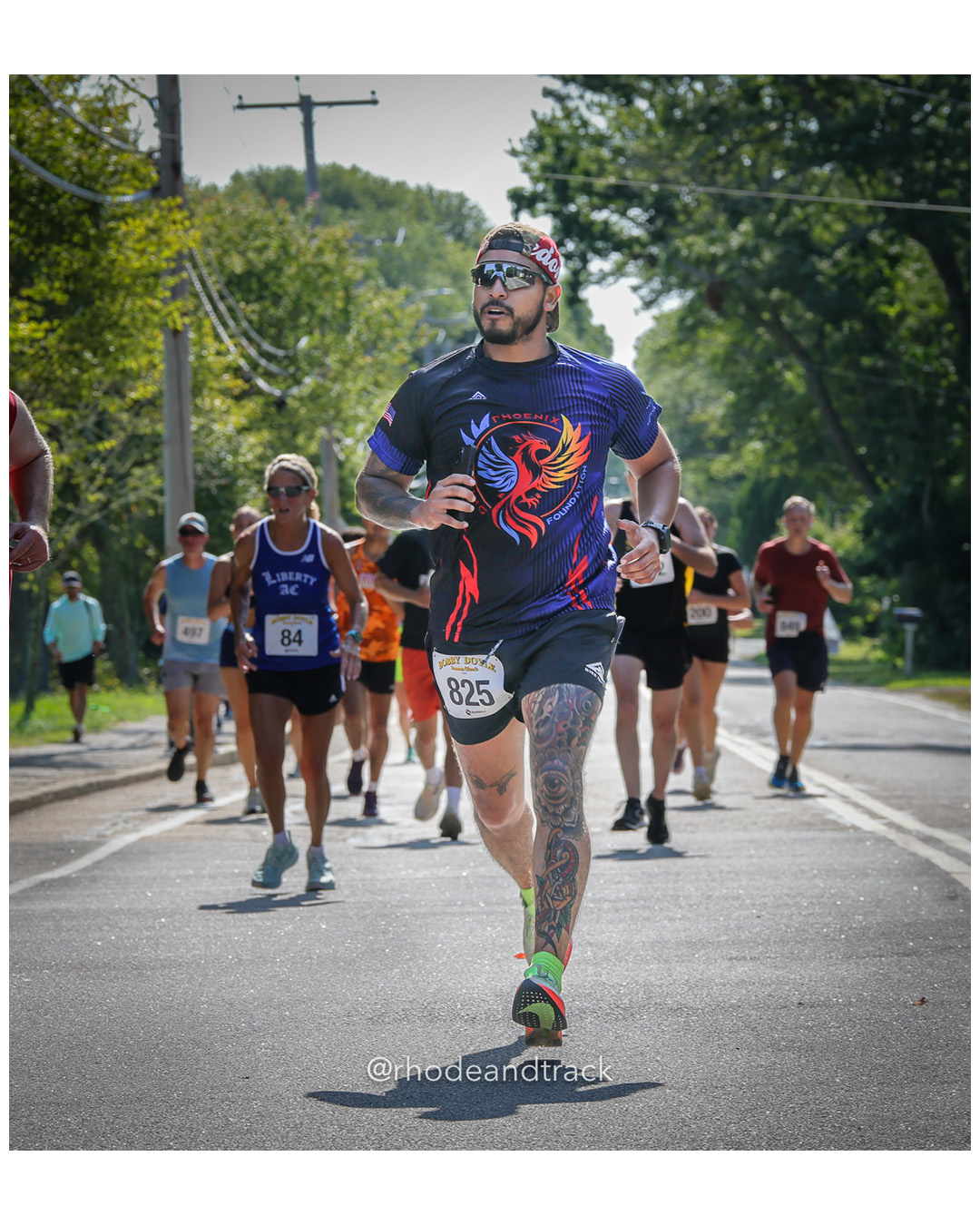 Johnny Kilowattz - Phoenix Rising Run Club - Bobby Doyle Summer Classic 5 Mile Road Race - August 10 2025 - Narragansett Rhode Island – Bob…