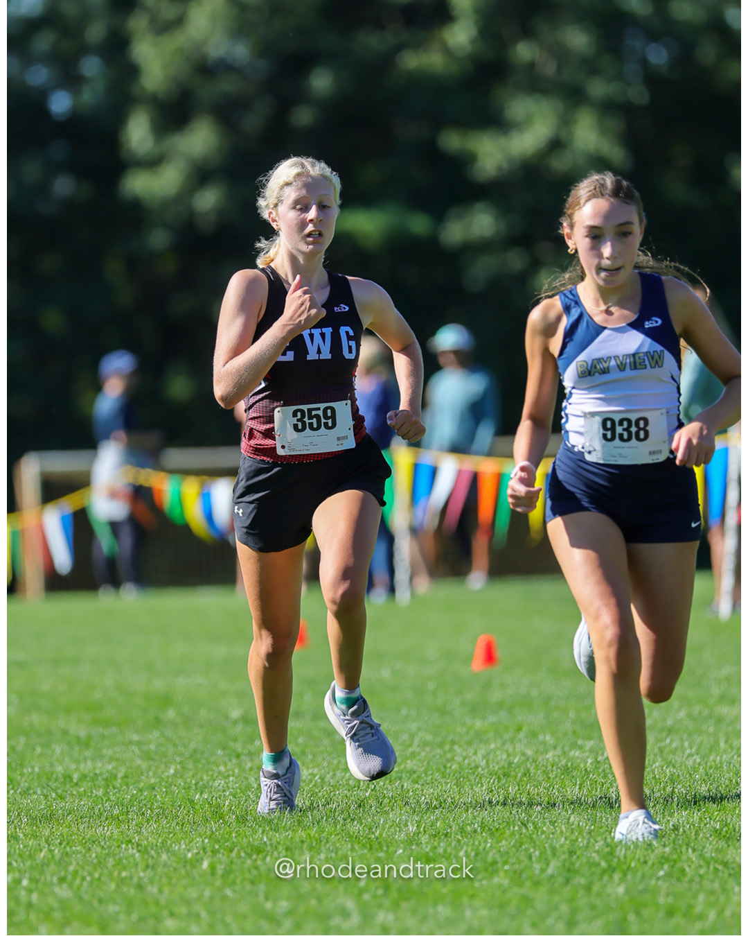 Sarah Lepard - Exeter-West Greenwich Regional - 26:25.53 - Jalissa Escobar - St. Mary's Bay View - 26:23.08 - 2025 Injury Fund Carnival XC Cross Country Race - Deerfield Park, Smithfield RI - August 30 2025 File: ./dir-1-Girls-Caswell-Race/250830-2025-ritca-injury-fund-xc-cross-country-deerfield-park-smithfield-rhode-island-75-296A7274.jpg Sarah Lepard - Exeter-West Greenwich Regional - 26:25.53 - Jalissa Escobar - St. Mary's Bay View - 26:23.08 - 2025 Injury Fund Carnival XC…