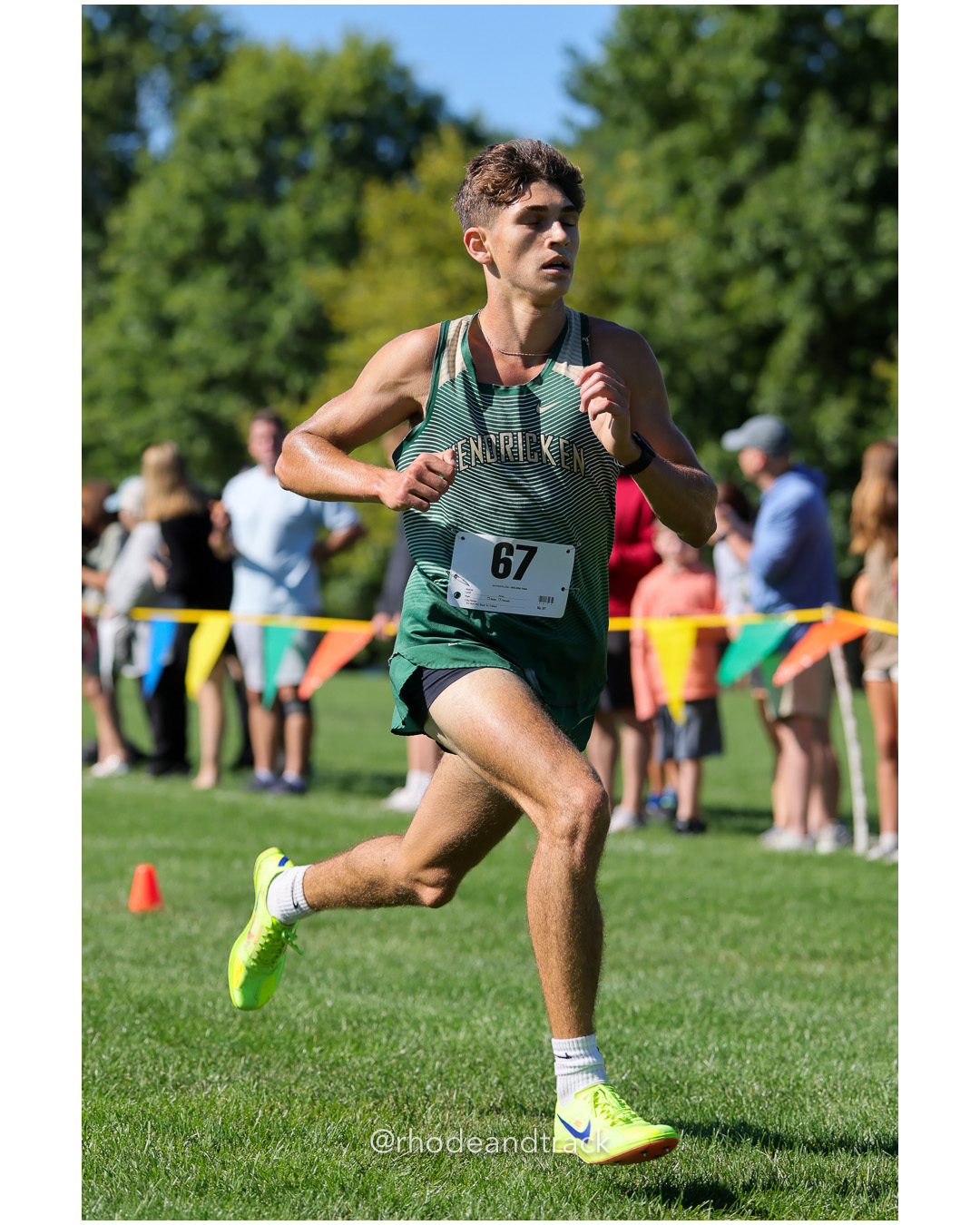 Brayden Seraichyk - Bishop Hendricken High School - 16:12.43 - 2025 Injury Fund Carnival XC Cross Country Race - Deerfield Park, Smithfield…