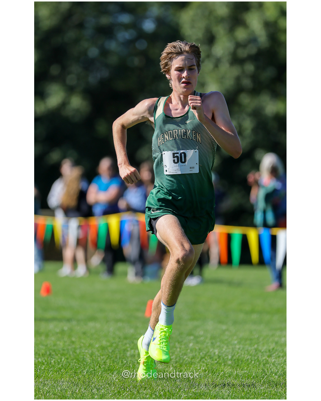 Shepherd Butler - Bishop Hendricken High School - 16:34.35 - 2025 Injury Fund Carnival XC Cross Country Race - Deerfield Park, Smithfield R…