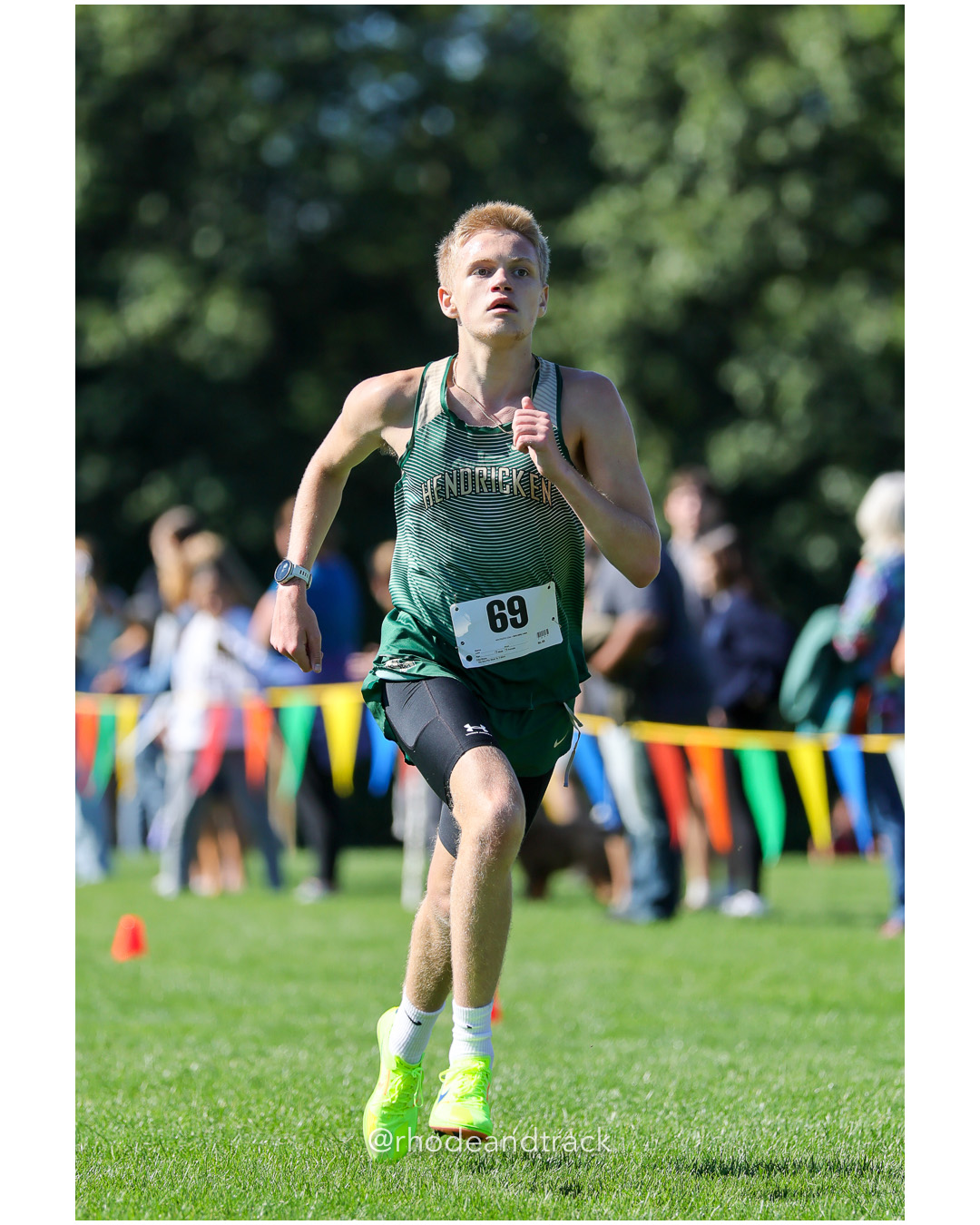 Aaron Stockford - Bishop Hendricken High School - 16:56.65 - 2025 Injury Fund Carnival XC Cross Country Race - Deerfield Park, Smithfield R…