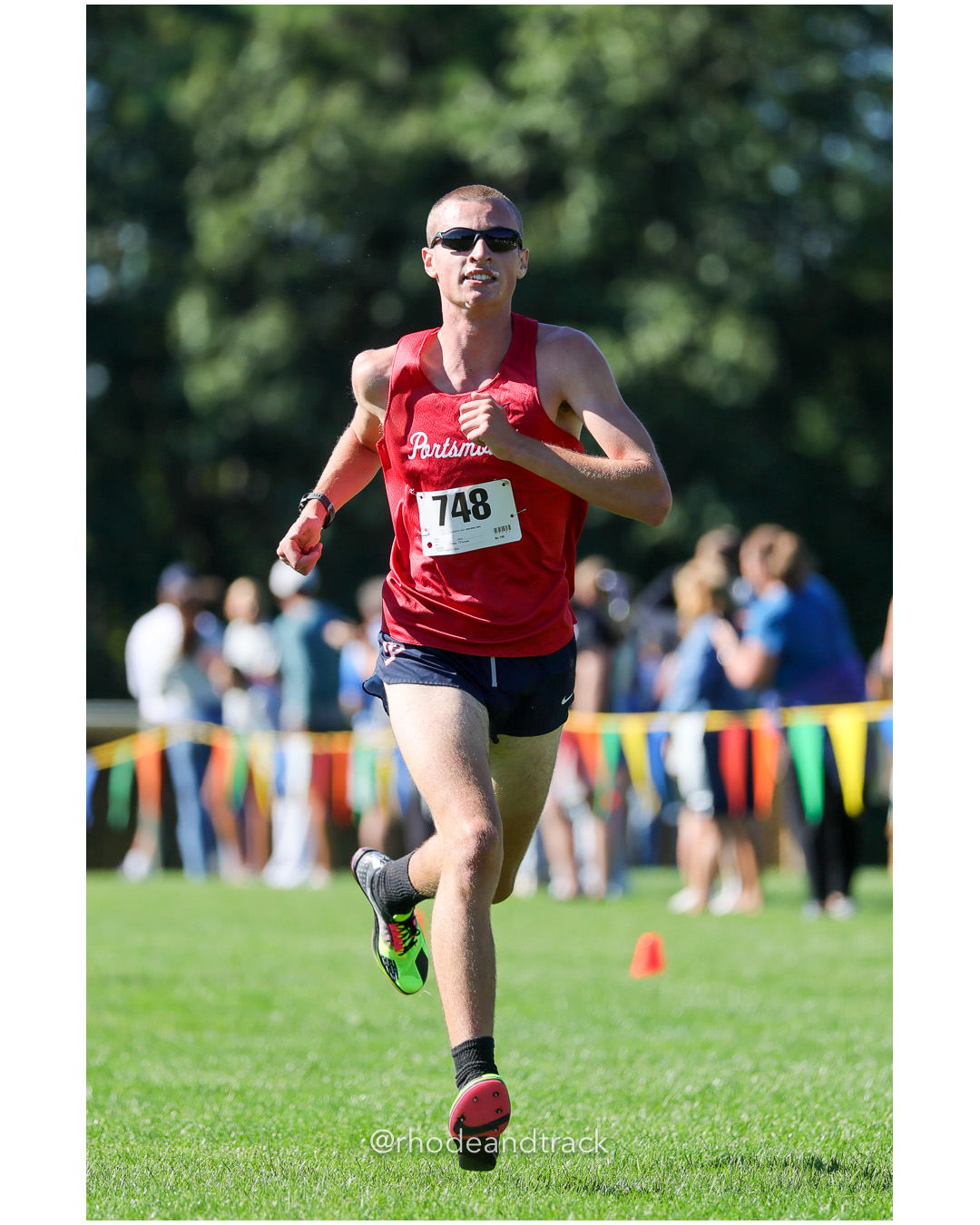 Patrick Orbon - Portsmouth High School - 17:17.79 - 2025 Injury Fund Carnival XC Cross Country Race - Deerfield Park, Smithfield RI - Augus…