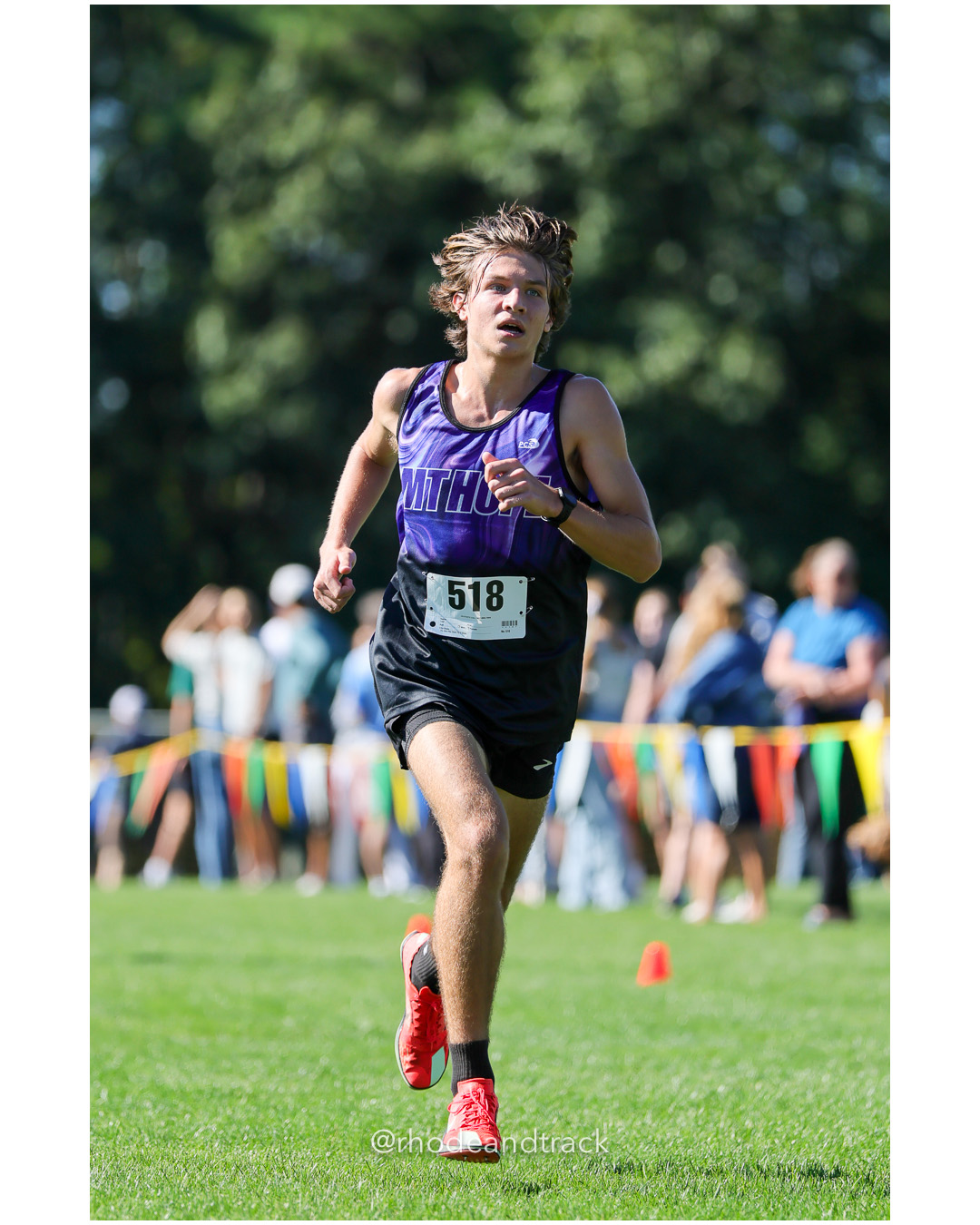 Jackson Cicchinelli - Mt Hope High School - 17:20.71 - 2025 Injury Fund Carnival XC Cross Country Race - Deerfield Park, Smithfield RI - Au…