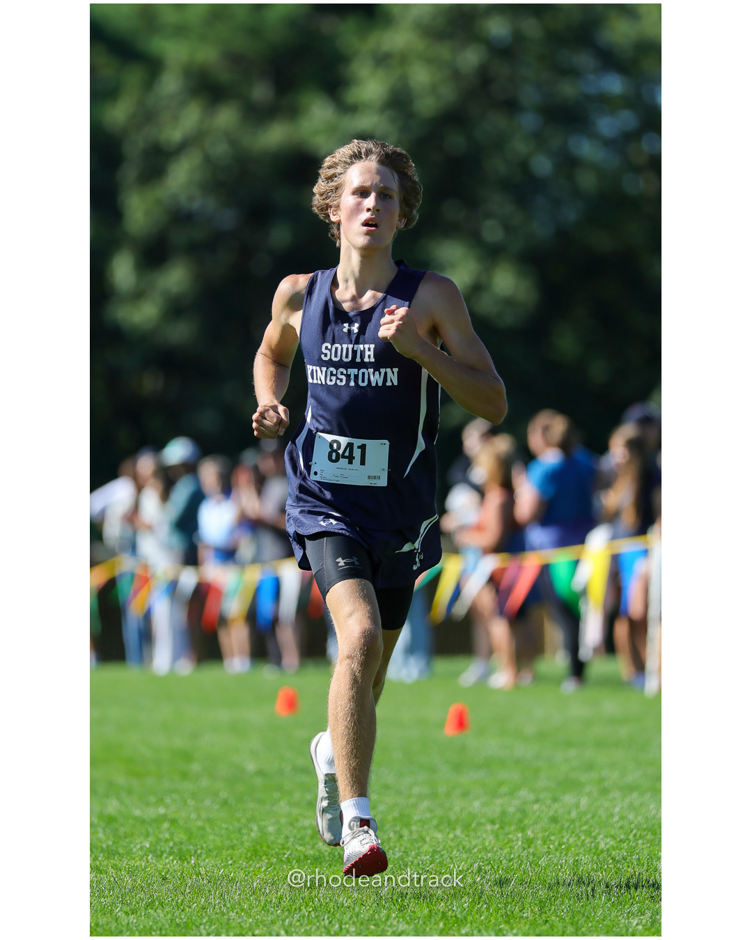Erik Dahl - South Kingstown High School - 18:37.69 - 2025 Injury Fund Carnival XC Cross Country Race - Deerfield Park, Smithfield RI - Augu…