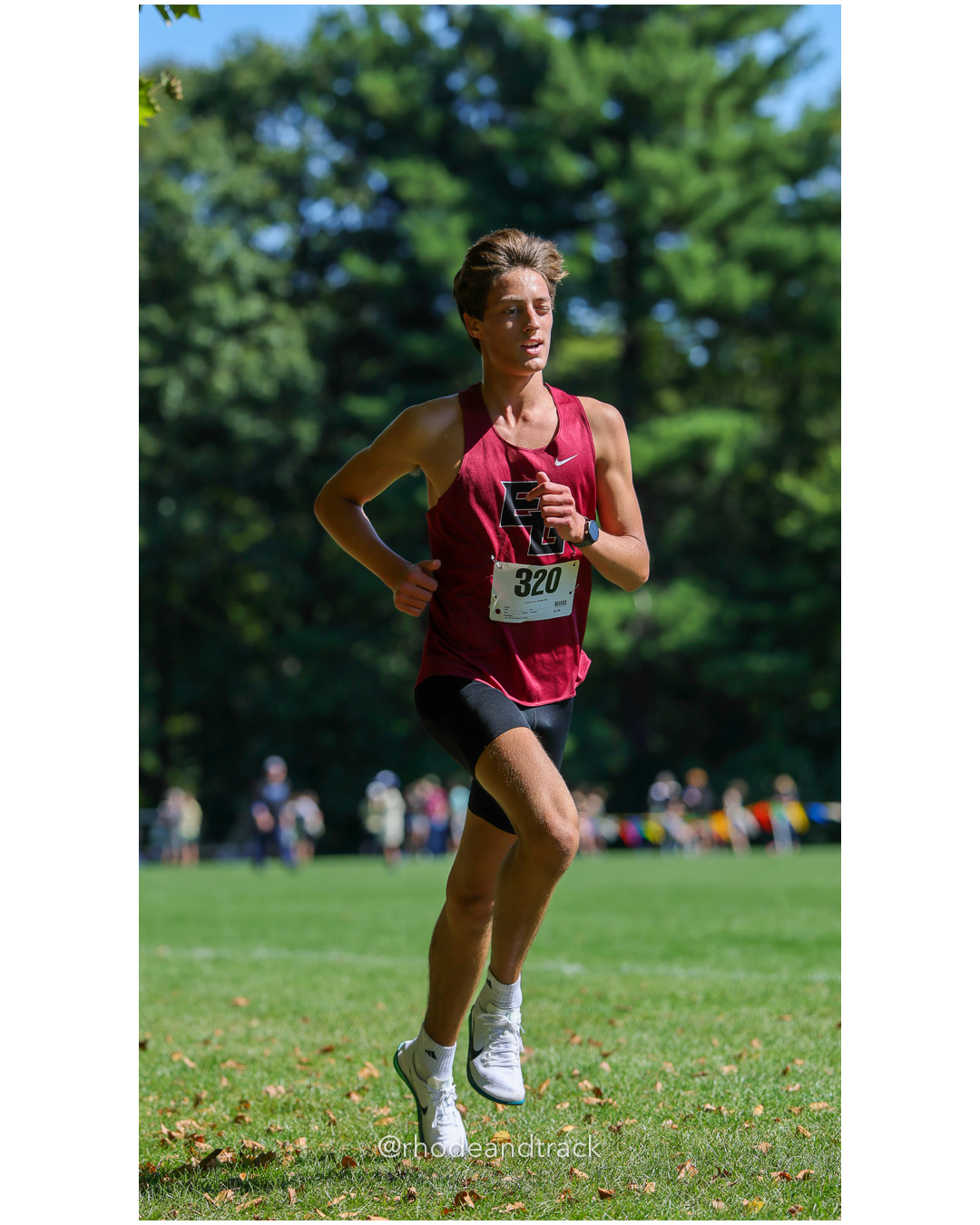 James Marcaccio - East Greenwich High School - 17:48.17 - 2025 Injury Fund Carnival XC Cross Country Race - Deerfield Park, Smithfield RI -…
