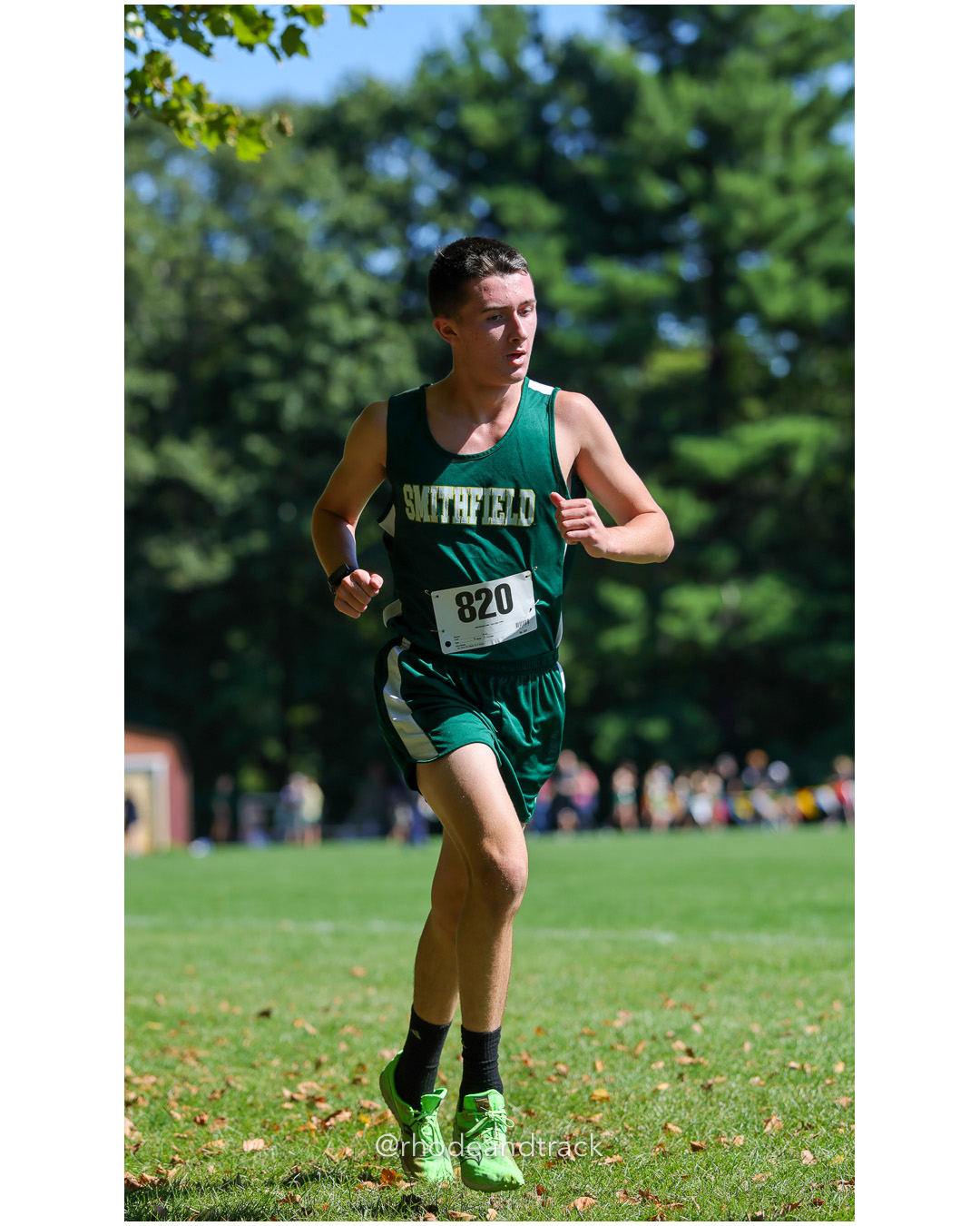 Hunter Vallee - Smithfield High School - 18:02.17 - 2025 Injury Fund Carnival XC Cross Country Race - Deerfield Park, Smithfield RI - Augus…