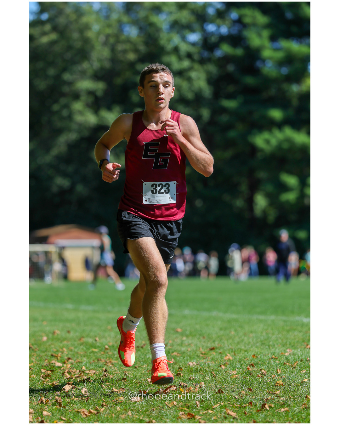 Kyle Ottiano - East Greenwich High School - 18:07.81 - 2025 Injury Fund Carnival XC Cross Country Race - Deerfield Park, Smithfield RI - Au…