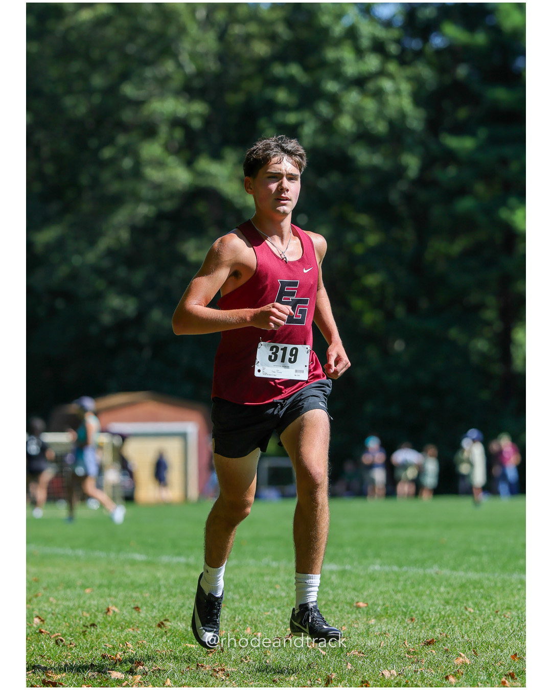 Nathan Malafronte - East Greenwich High School - 18:08.30 - 2025 Injury Fund Carnival XC Cross Country Race - Deerfield Park, Smithfield RI…