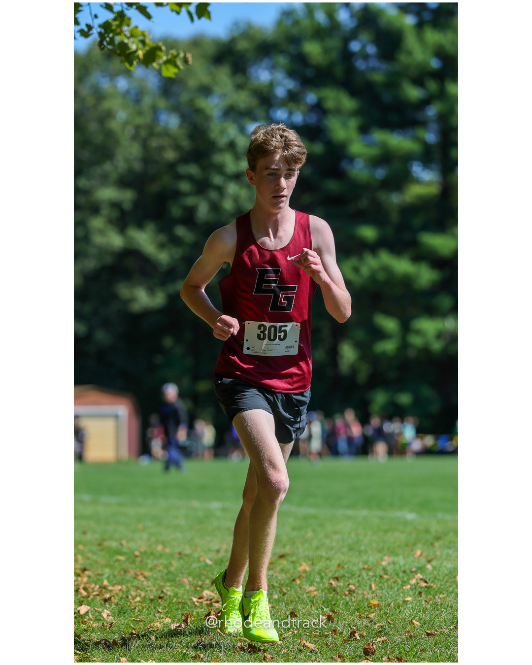 Quinn Connolly - East Greenwich High School - 18:14.49 - 2025 Injury Fund Carnival XC Cross Country Race - Deerfield Park, Smithfield RI -…