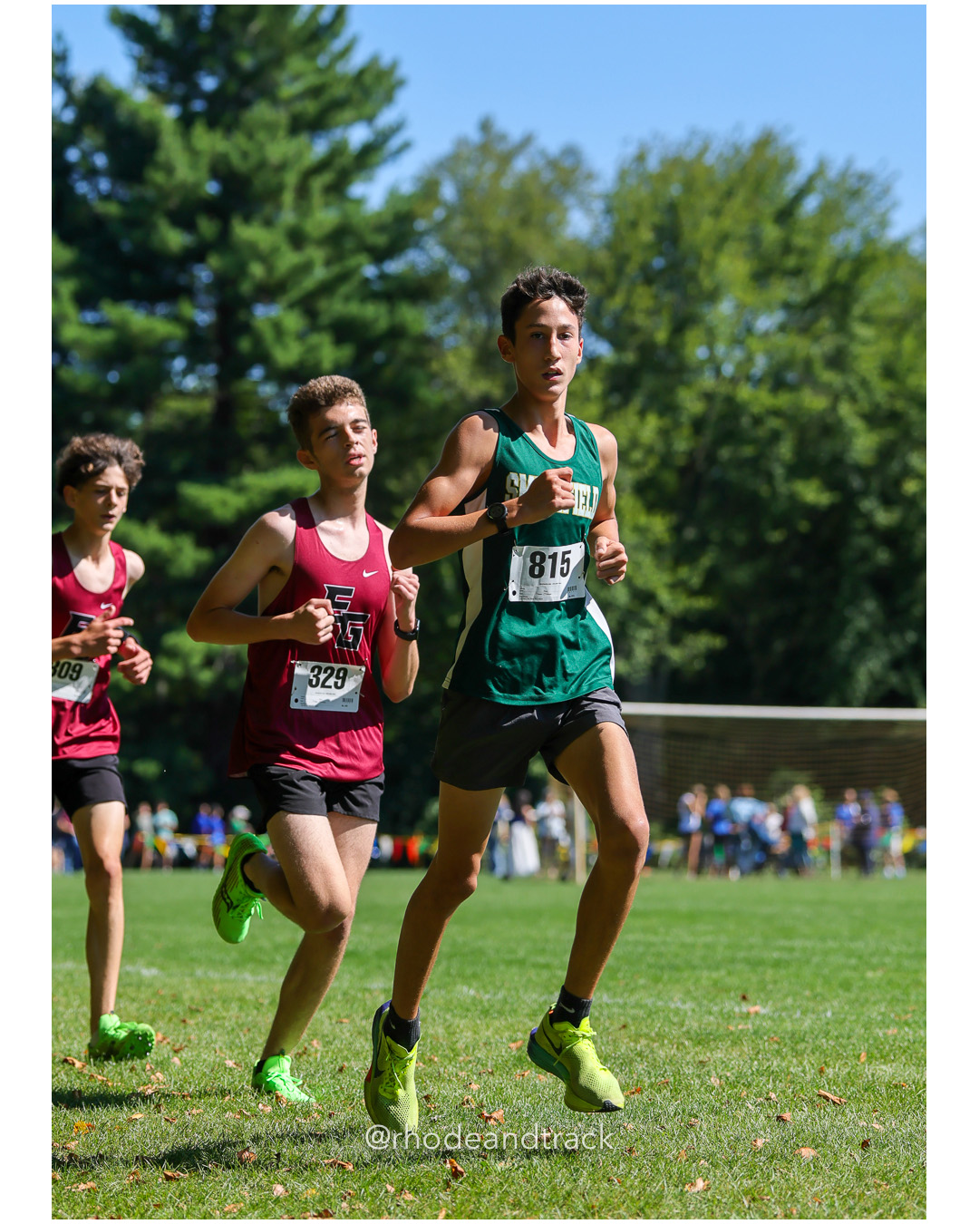 Jack Santilli - East Greenwich High School - 19:02.84 - Daniel Healey - Smithfield High School - 18:58.78 - 2025 Injury Fund Carnival XC Cr…