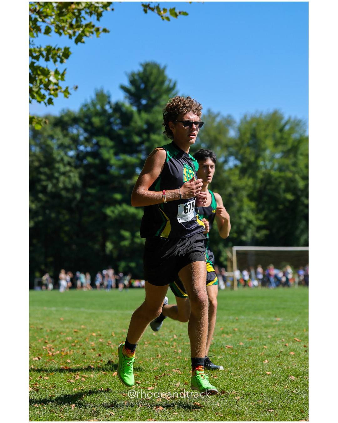 Ryan Nault - North Smithfield High School - 21:35.25 - 2025 Injury Fund Carnival XC Cross Country Race - Deerfield Park, Smithfield RI - Au…