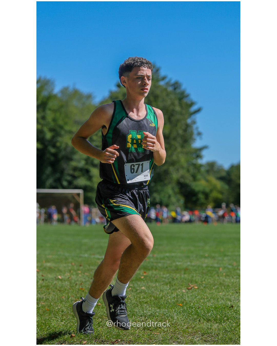 Logan Ricco - North Smithfield High School - 21:16.51 - 2025 Injury Fund Carnival XC Cross Country Race - Deerfield Park, Smithfield RI - A…