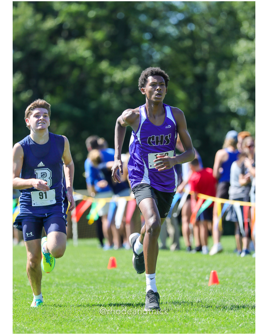 Tyler Bialous - Burrillville High School - 20:21.76 - Kephren Davis - Classical High School - 20:21.20 - 2025 Injury Fund Carnival XC Cross Country Race - Deerfield Park, Smithfield RI - August 30 2025 File: ./dir-4-Boys-Nessa-Malloy-Race/250830-2025-ritca-injury-fund-xc-cross-country-deerfield-park-smithfield-rhode-island-493-296A9192.jpg Tyler Bialous - Burrillville High School - 20:21.76 - Kephren Davis - Classical High School - 20:21.20 - 2025 Injury Fund Carnival XC Cross…