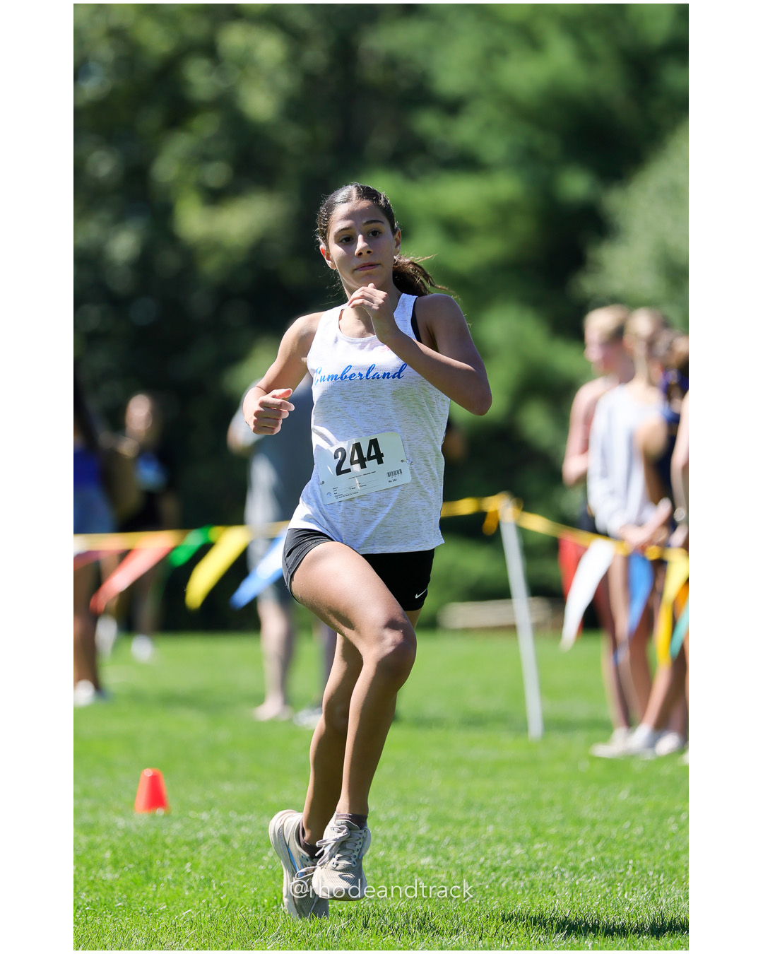 Milania Rodrigues - Cumberland - 16:28.78 - 2025 Injury Fund Carnival XC Cross Country Race - Deerfield Park, Smithfield RI - August 30 202…