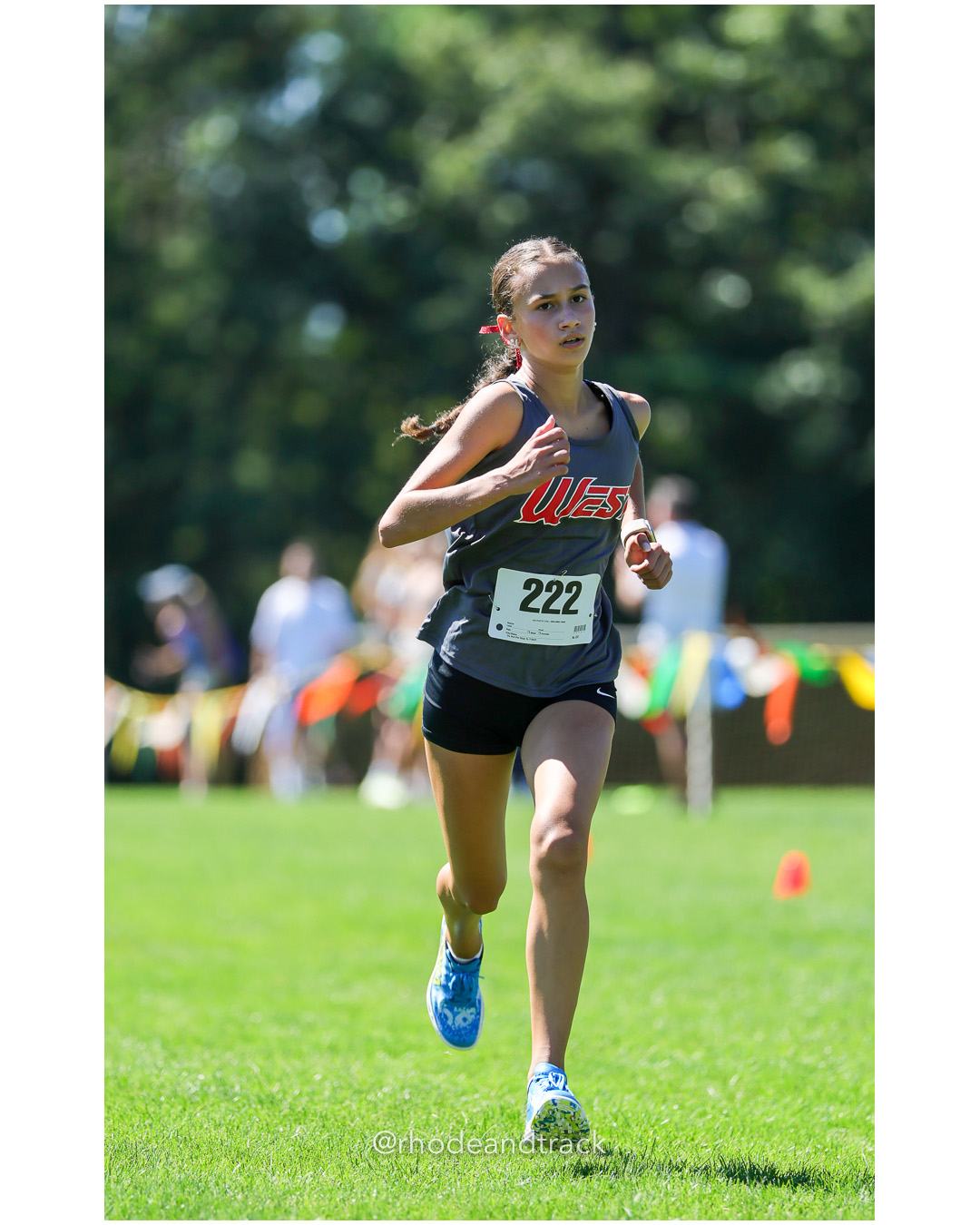 Molly Slinko - Cranston West HS - 16:48.72 - 2025 Injury Fund Carnival XC Cross Country Race - Deerfield Park, Smithfield RI - August 30 20…