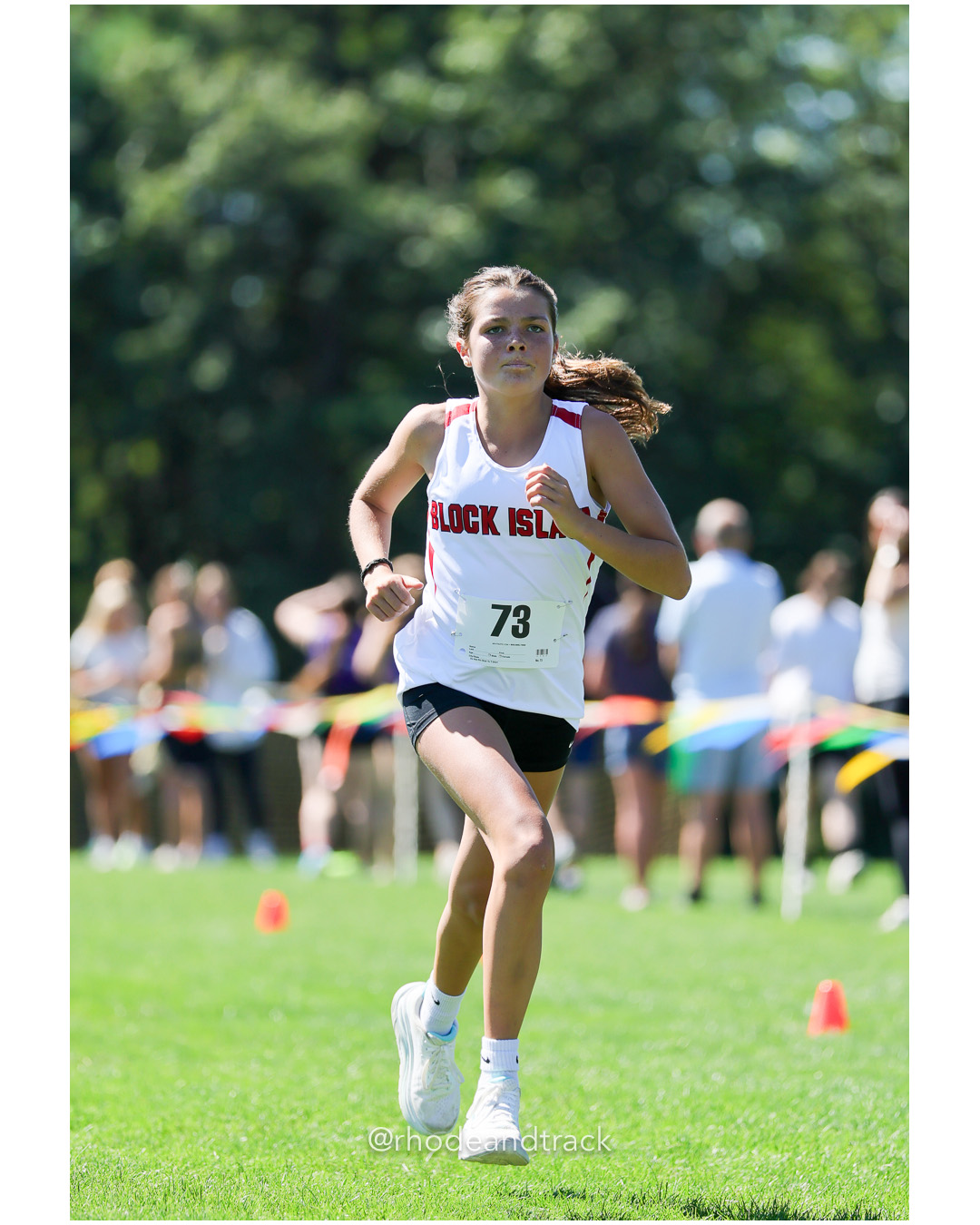 Keira Closter - Block Island High School - 17:02.63 - 2025 Injury Fund Carnival XC Cross Country Race - Deerfield Park, Smithfield RI - Aug…