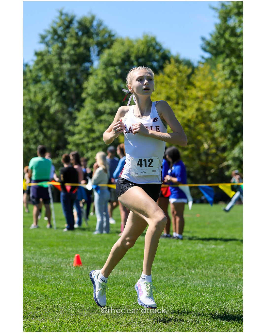 Aubree Silvia - La Salle Academy - 17:19.83 - 2025 Injury Fund Carnival XC Cross Country Race - Deerfield Park, Smithfield RI - August 30 2…