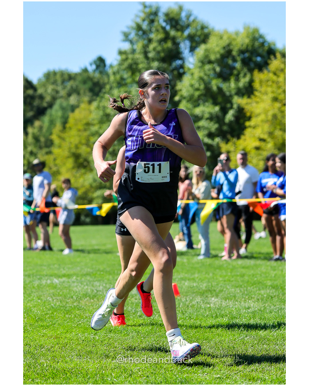 Jourdan Cicchinelli - Mt Hope High School - 17:46.94 - 2025 Injury Fund Carnival XC Cross Country Race - Deerfield Park, Smithfield RI - Au…