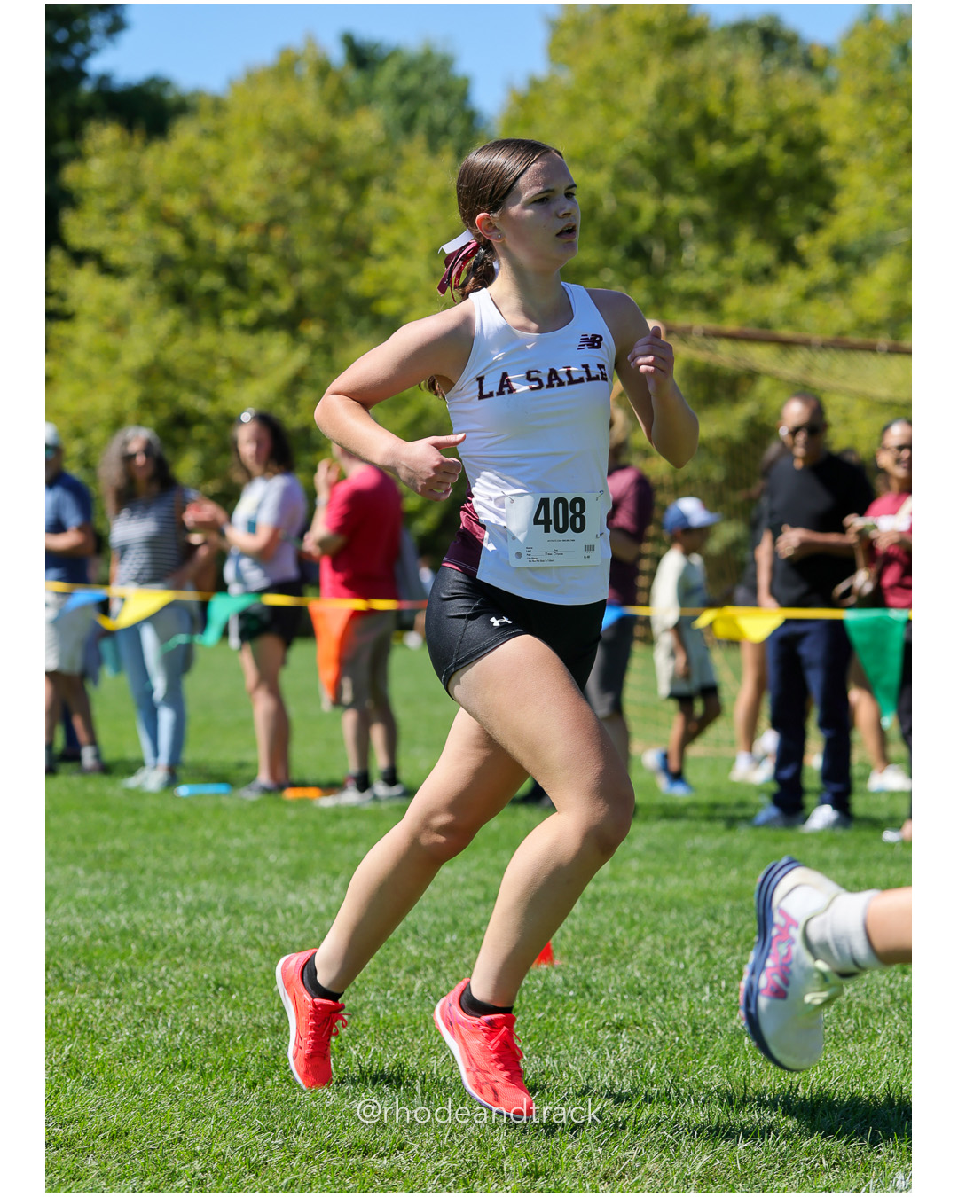 Mary Monahan - La Salle Academy - 17:47.35 - 2025 Injury Fund Carnival XC Cross Country Race - Deerfield Park, Smithfield RI - August 30 20…