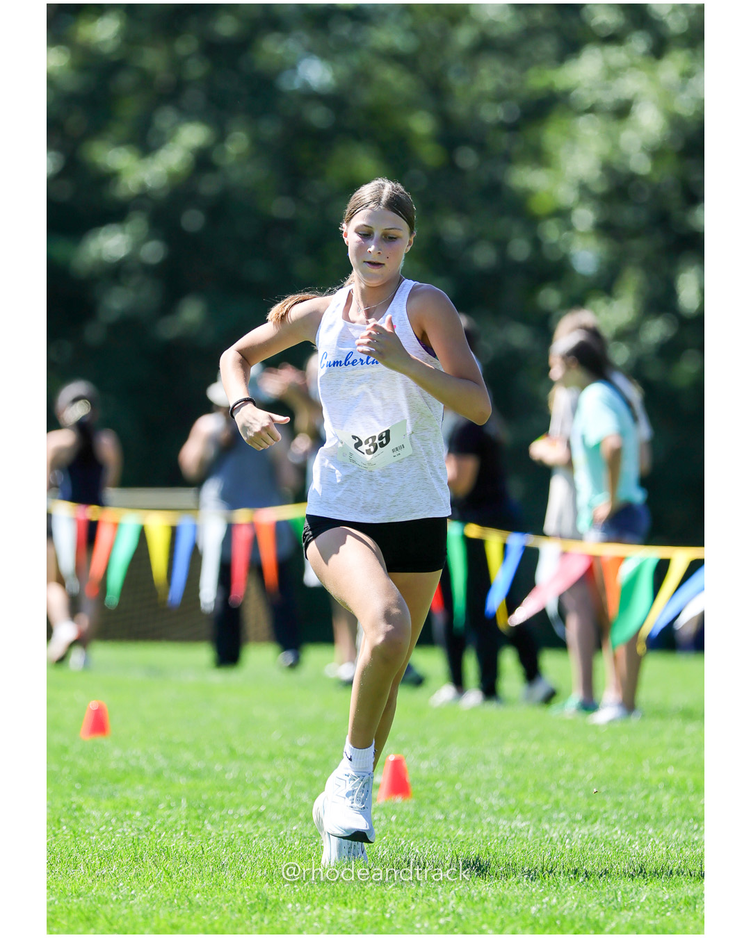 Isabella Kalafut - Cumberland - 19:19.54 - 2025 Injury Fund Carnival XC Cross Country Race - Deerfield Park, Smithfield RI - August 30 2025…