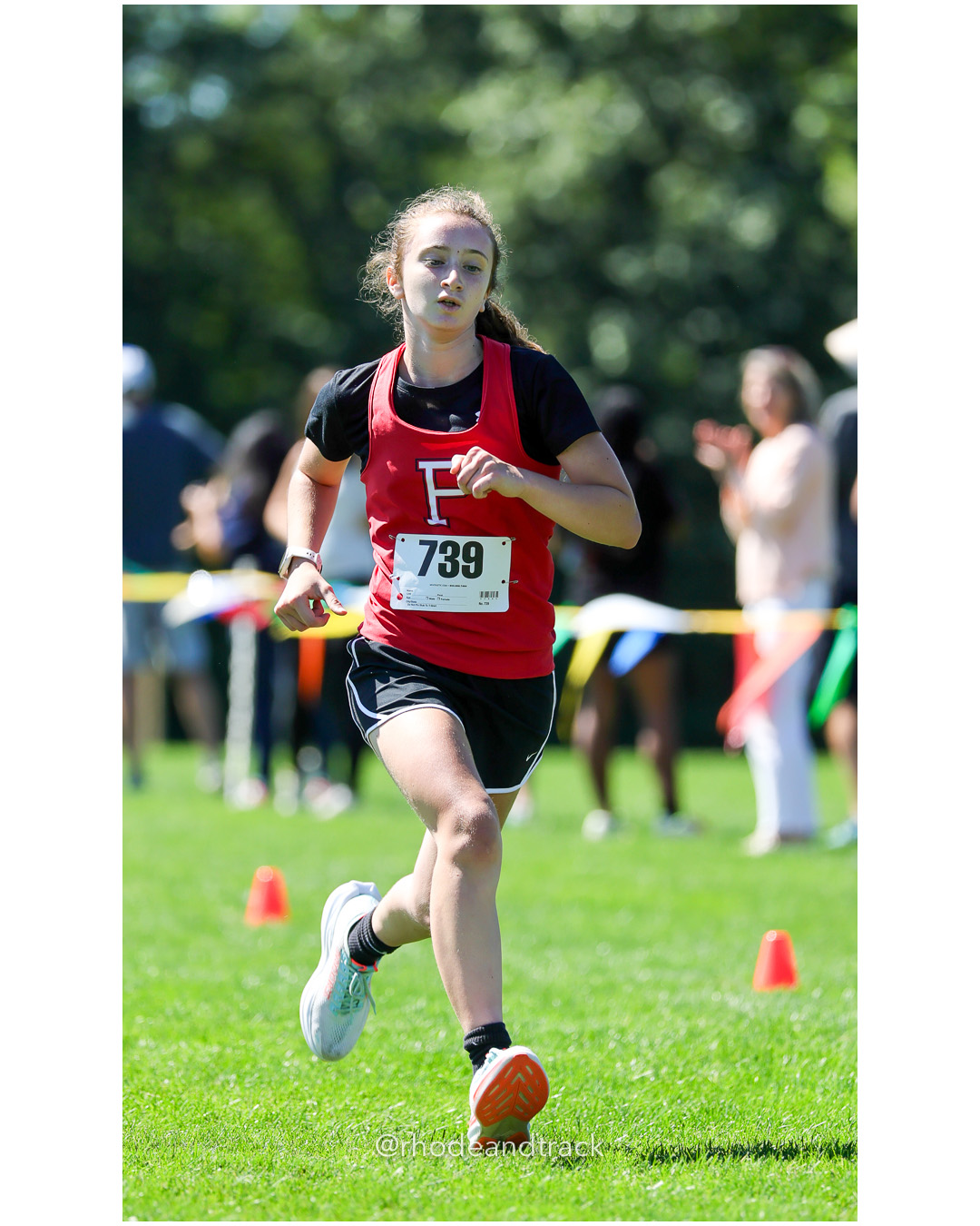 Emily Perry - Portsmouth High School - 20:02.62 - 2025 Injury Fund Carnival XC Cross Country Race - Deerfield Park, Smithfield RI - August…