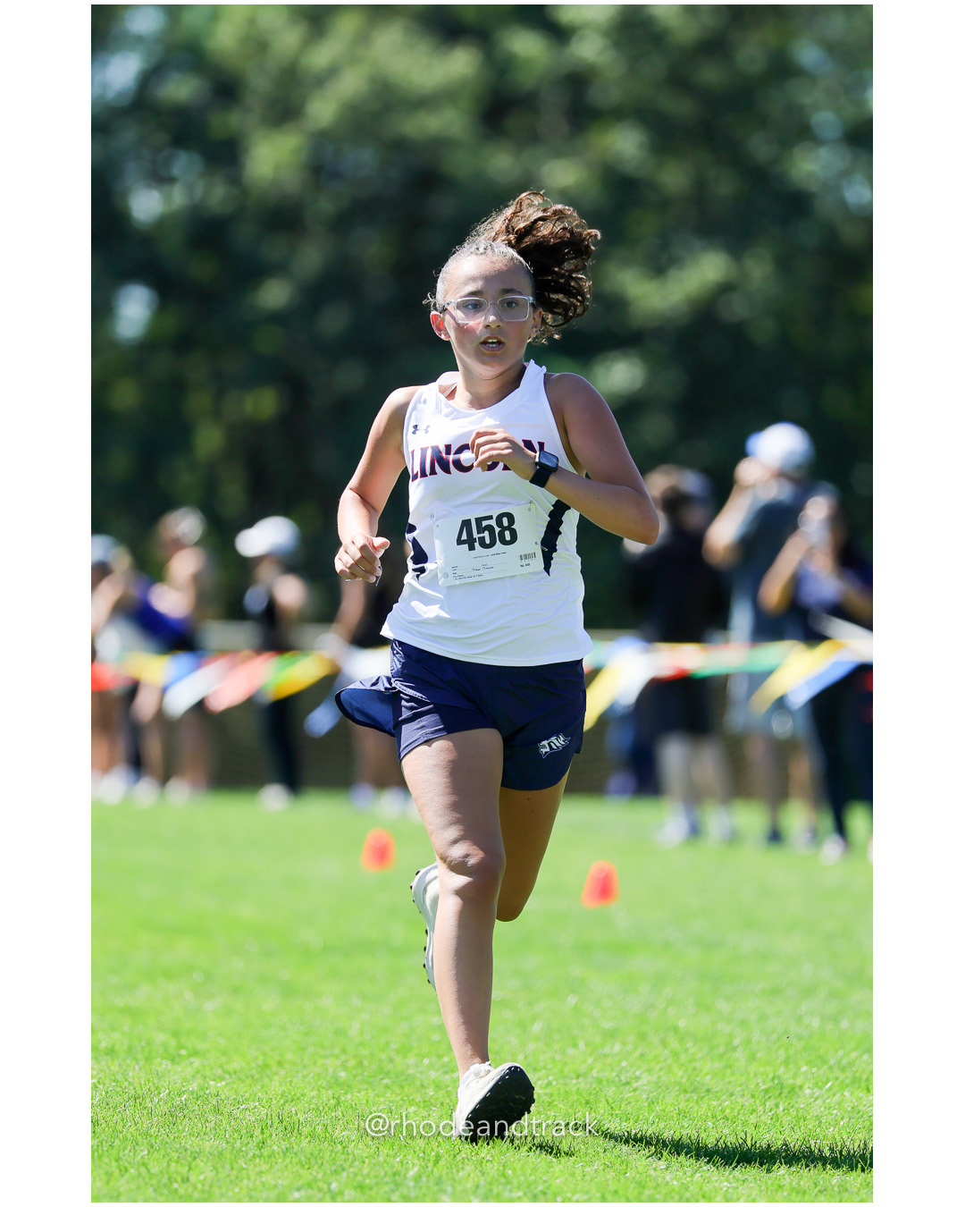 Sophia Desimone - Lincoln High School - 20:29.63 - 2025 Injury Fund Carnival XC Cross Country Race - Deerfield Park, Smithfield RI - August…