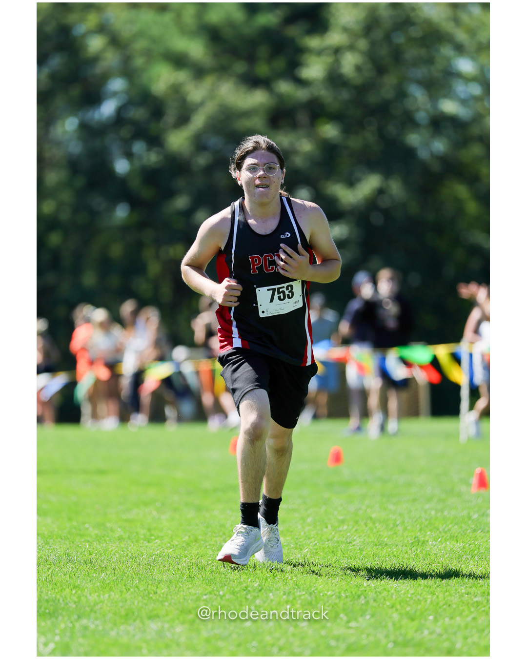 Cleo Clark - Providence Country Day - 20:59.55 - 2025 Injury Fund Carnival XC Cross Country Race - Deerfield Park, Smithfield RI - August 3…