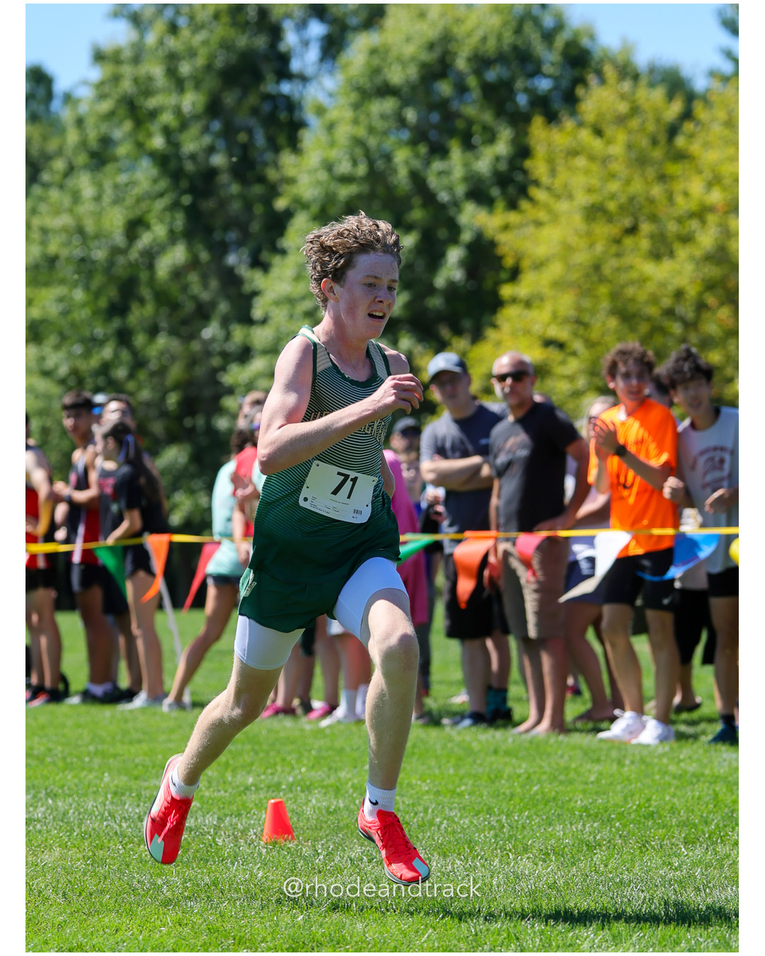 Luke Tremble - Bishop Hendricken High School - 14:32.27 - 2025 Injury Fund Carnival XC Cross Country Race - Deerfield Park, Smithfield RI -…