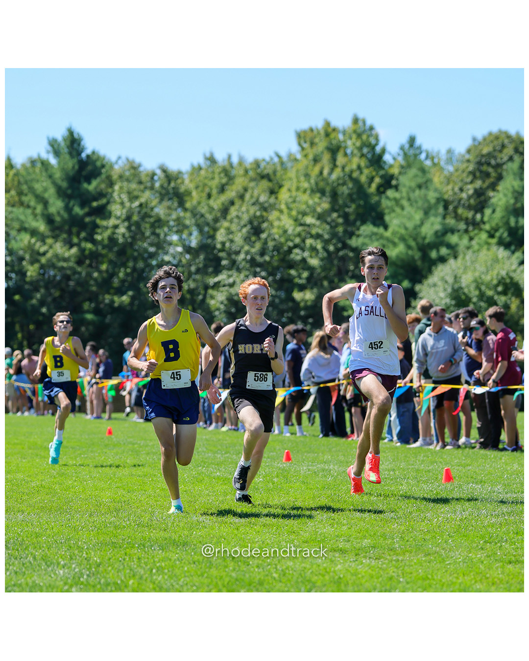 Jack Williamson - Barrington High School - 14:56.81 - Colby Anderson - North Kingstown High School - 14:55.99 - Cameron Taylor - La Salle A…