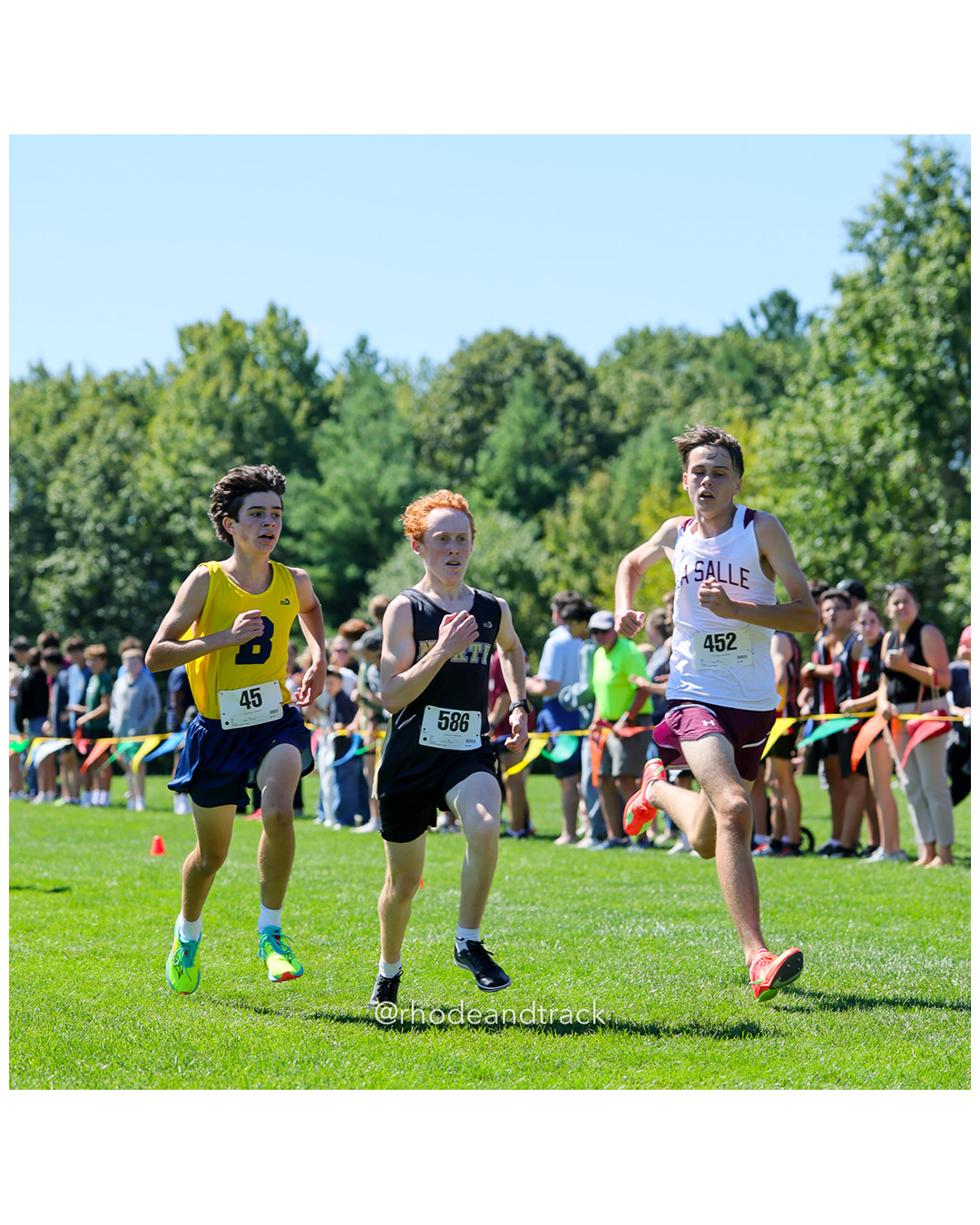Jack Williamson - Barrington High School - 14:56.81 - Colby Anderson - North Kingstown High School - 14:55.99 - Cameron Taylor - La Salle A…