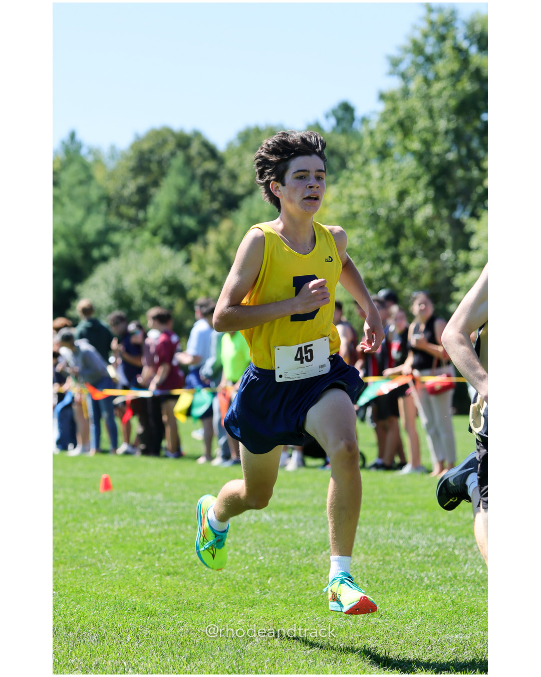 Jack Williamson - Barrington High School - 14:56.81 - 2025 Injury Fund Carnival XC Cross Country Race - Deerfield Park, Smithfield RI - Aug…