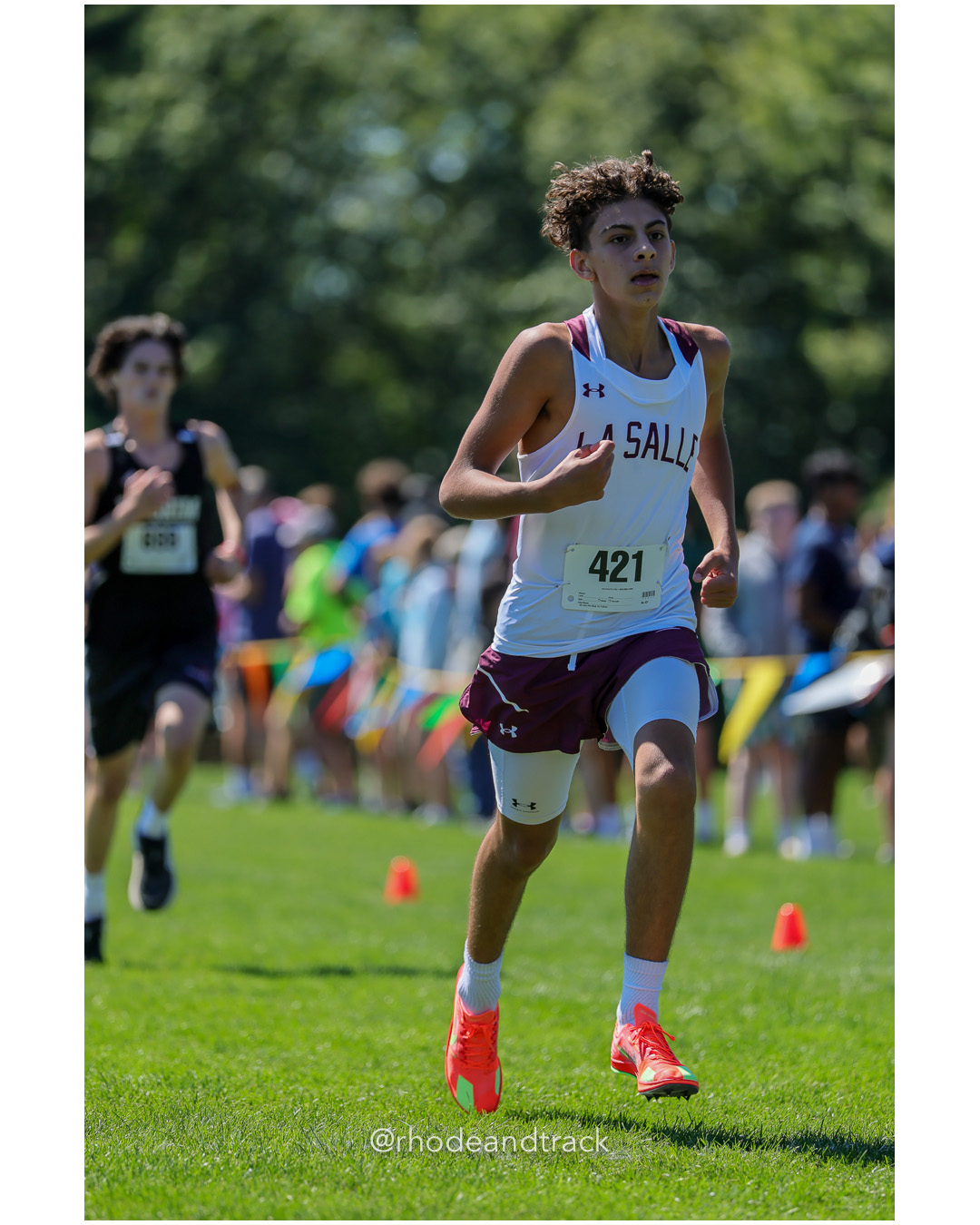Royce Aglione - La Salle Academy - 15:44.87 - 2025 Injury Fund Carnival XC Cross Country Race - Deerfield Park, Smithfield RI - August 30 2…