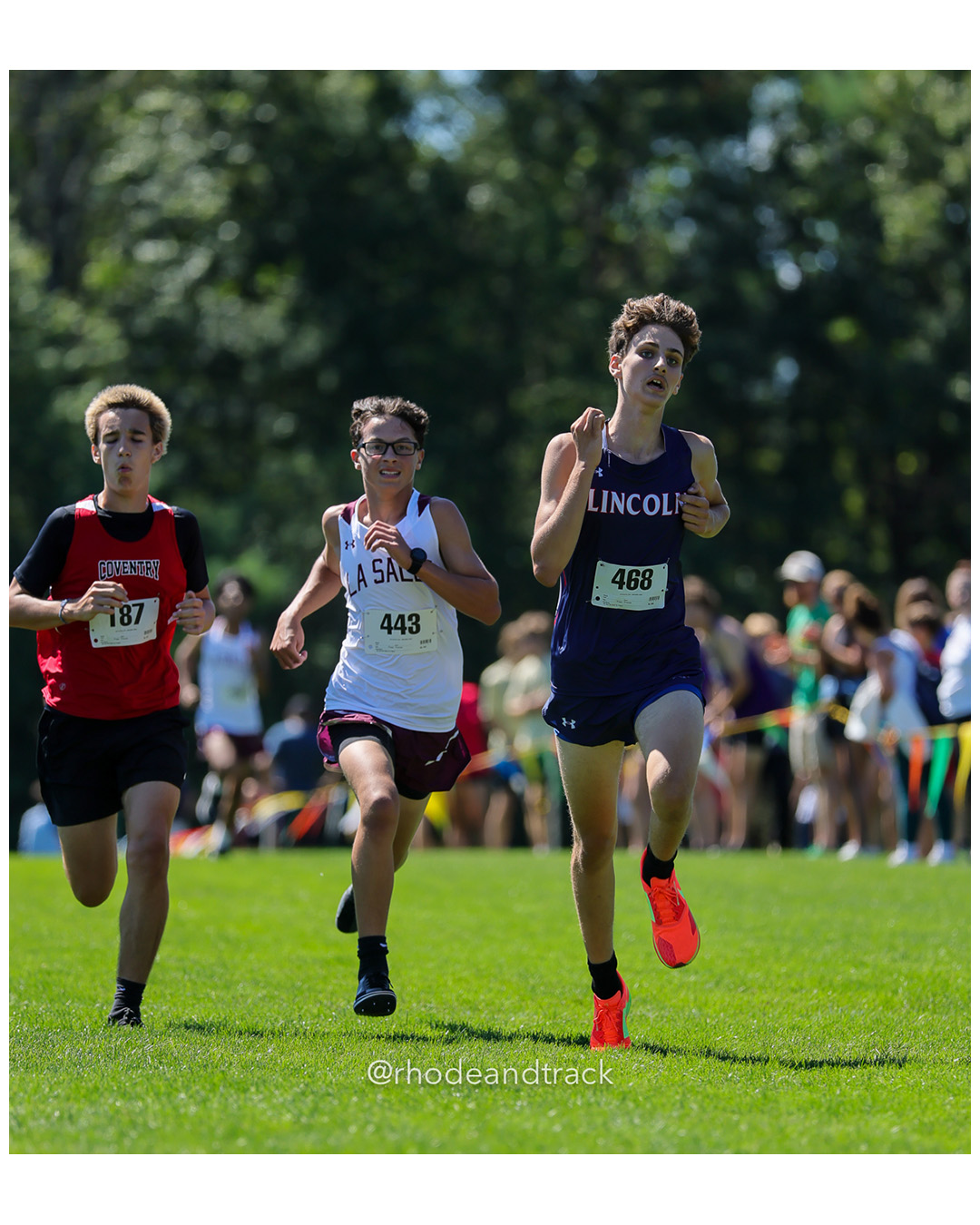 Robert Considine - Coventry High School - 16:03.11 - Gavin Pintarich - La Salle Academy - 16:01.31 - Lucas Burdette - Lincoln High School -…